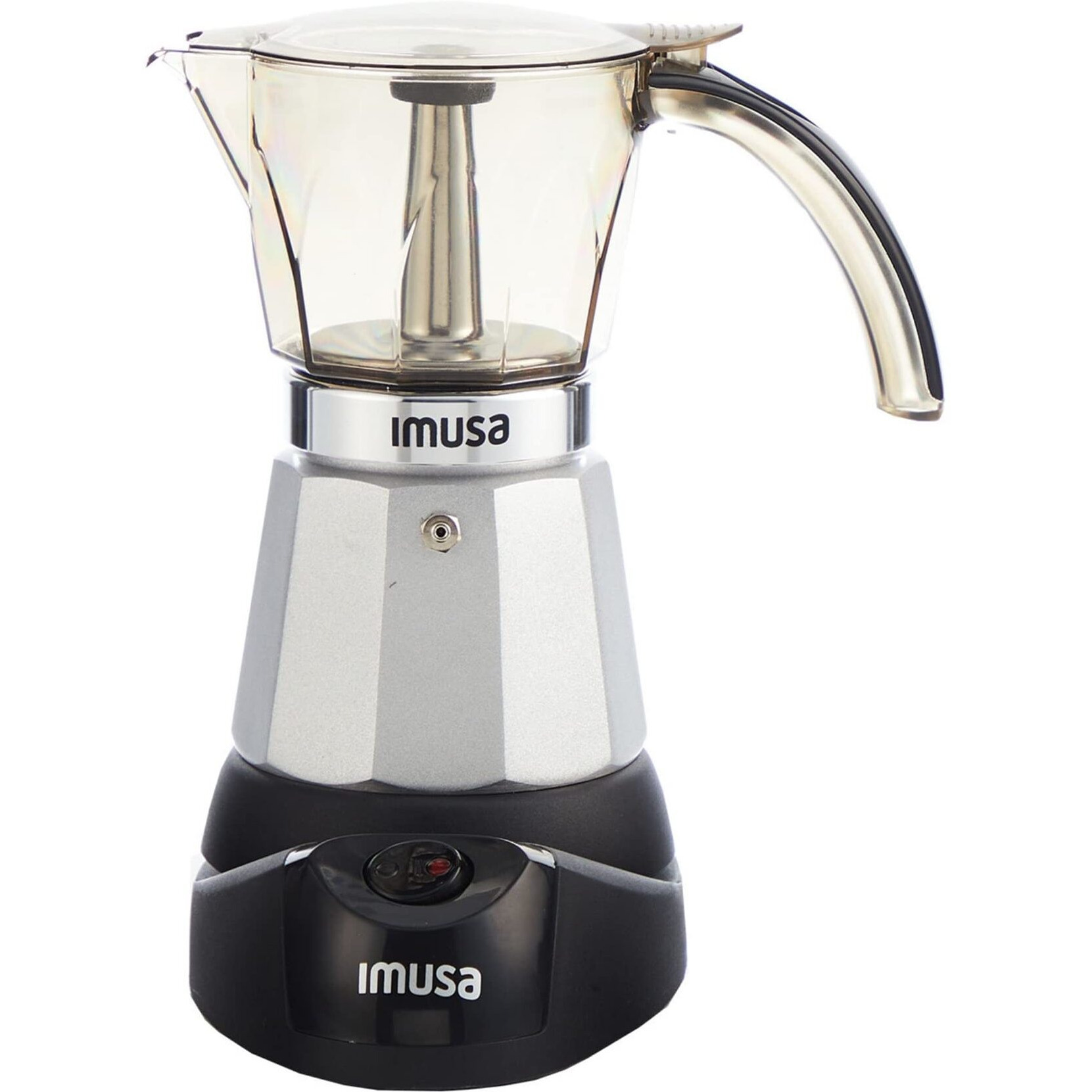 Imusa 6 Or 3Cup Electric Espresso Maker  Silver