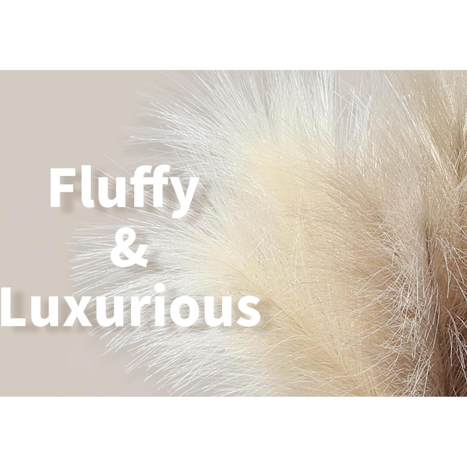Zifty Faux Pampas Grass Decor 6-Pcs 17"" Fluffy Artificial Pompous Grass Short Pompas Boho Decor Fake Flower Bulrush Reed Grass For Vase Filler Farmhouse Home Wedding Fall Decor (Beige&Taupe)