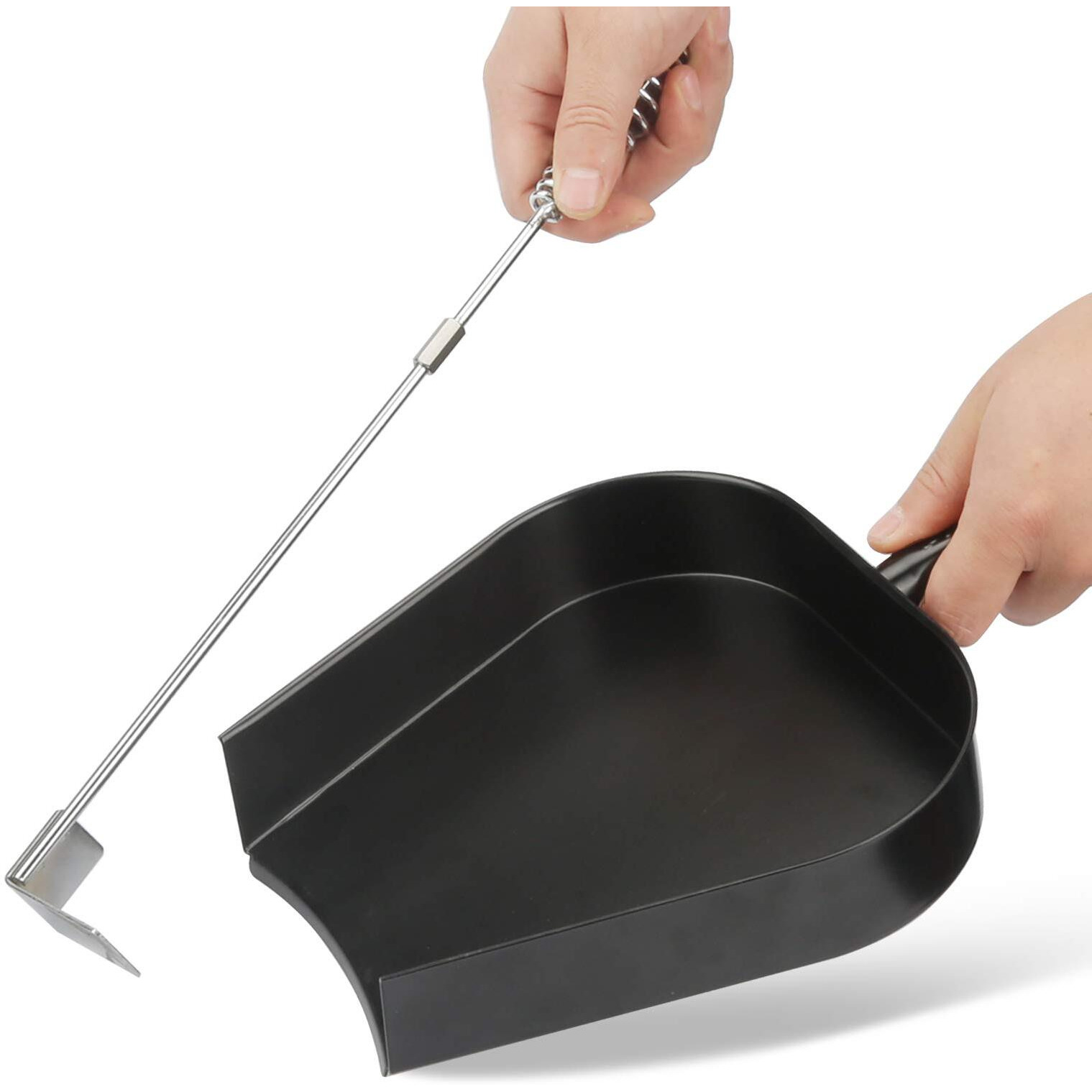 Ash Pan For Big Green Egg Ash Tool Stainless Steel Charcoal Poker Rake Bge Large Size Kamado Joe Accessories Grill Smoker Wood Burning Stove Removal Shovel Bbq Parts