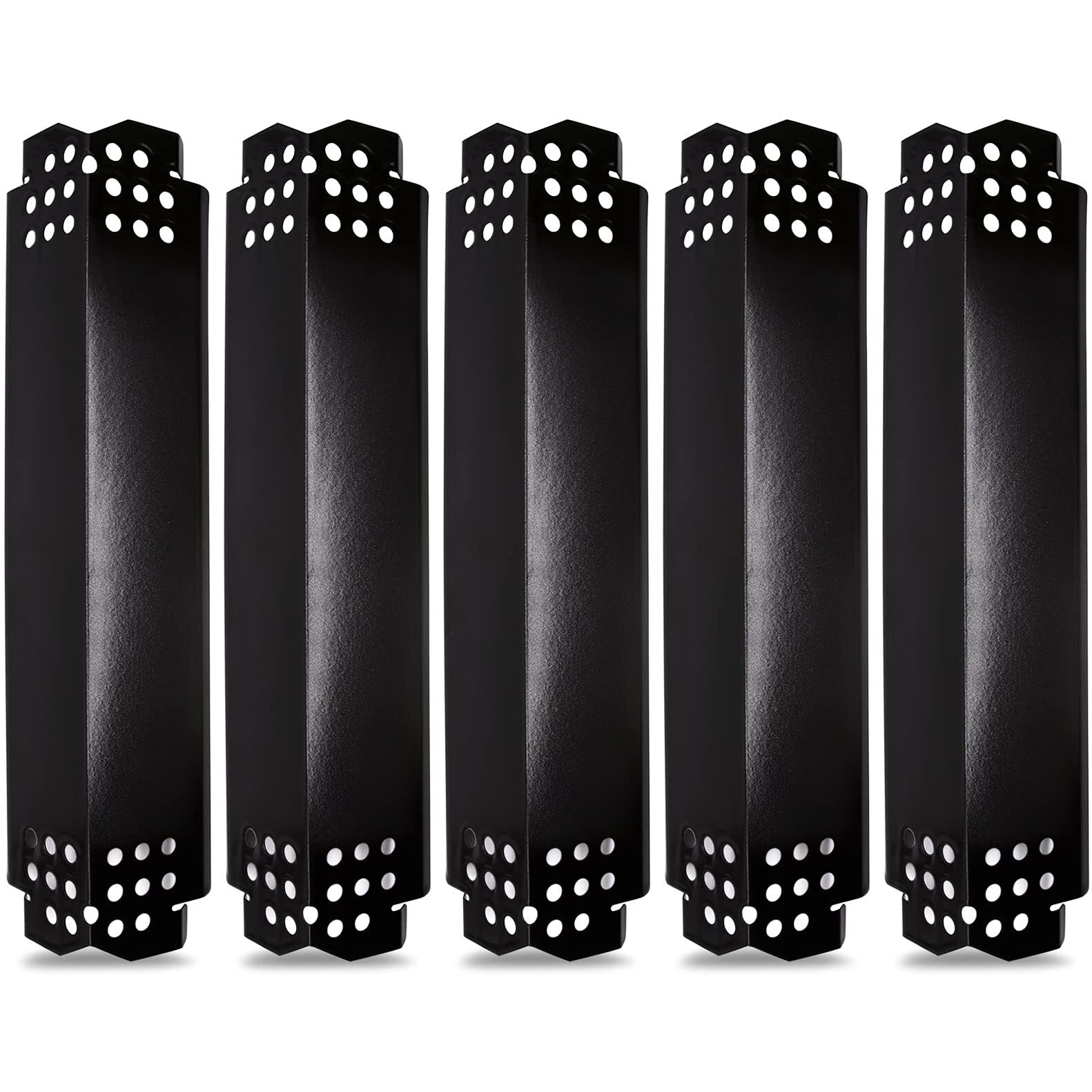 Criditpid Replacement Parts For Nexgrill 5 Burner 720-0888  720-0888N  720-0830H  Members Mark 720-0882D Grill  5-Pack Heat Plates Flame Tamers Parts For Nexgrill Replacement Parts 720-0888N
