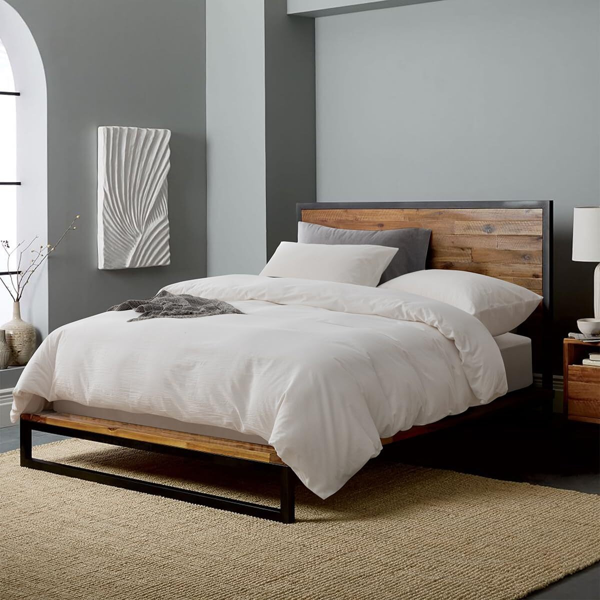 Ecocott White Duvet Cover California King Size  100% Washed Cotton 1 Duvet Cover With Zipper And 2 Pillowcases  Ultra Soft And Easy Care Breathable Bedding Set (White  California King)