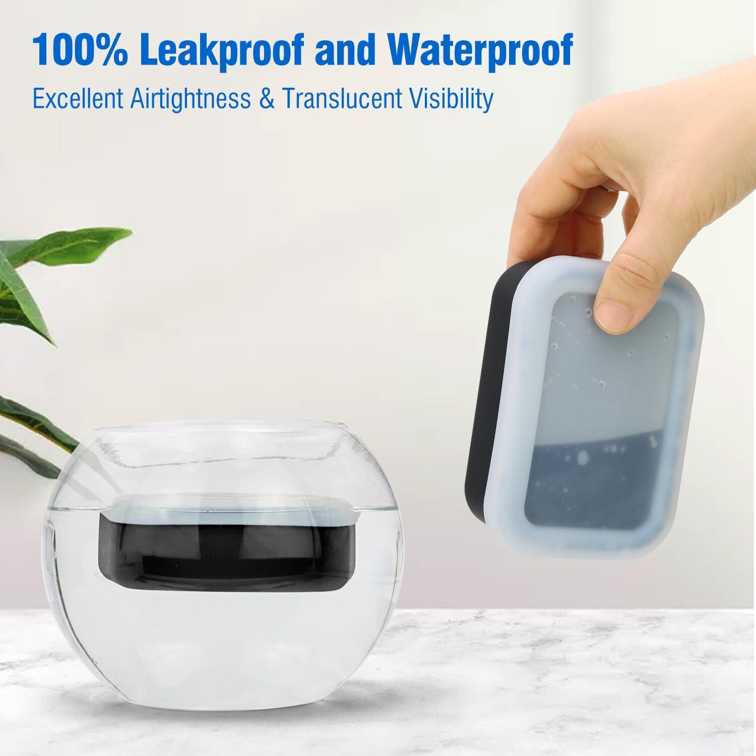 Aimaiaimai Enhanced Leak Proof Travel Soap Box  Compact Silicone Travel Soap Dish With Drainage Pad  Shampoo Bar Travel Case For Travelling  Camping  Gym And Dormitory (Black)