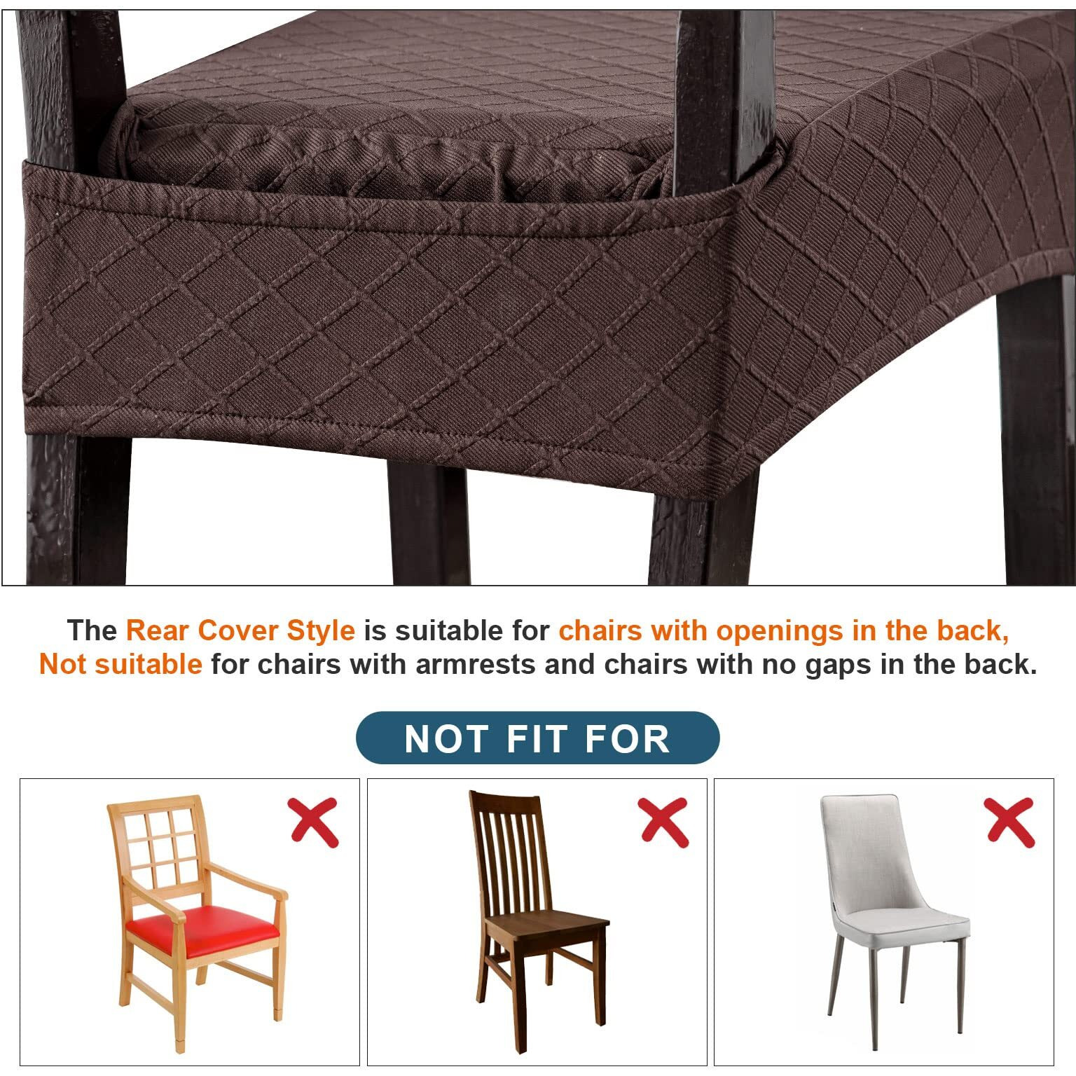 Genina Waterproof Seat Covers For Chairs Seat Covers For Dining Room Chair Slipcovers Kitchen Chair Covers Dining Chair Covers