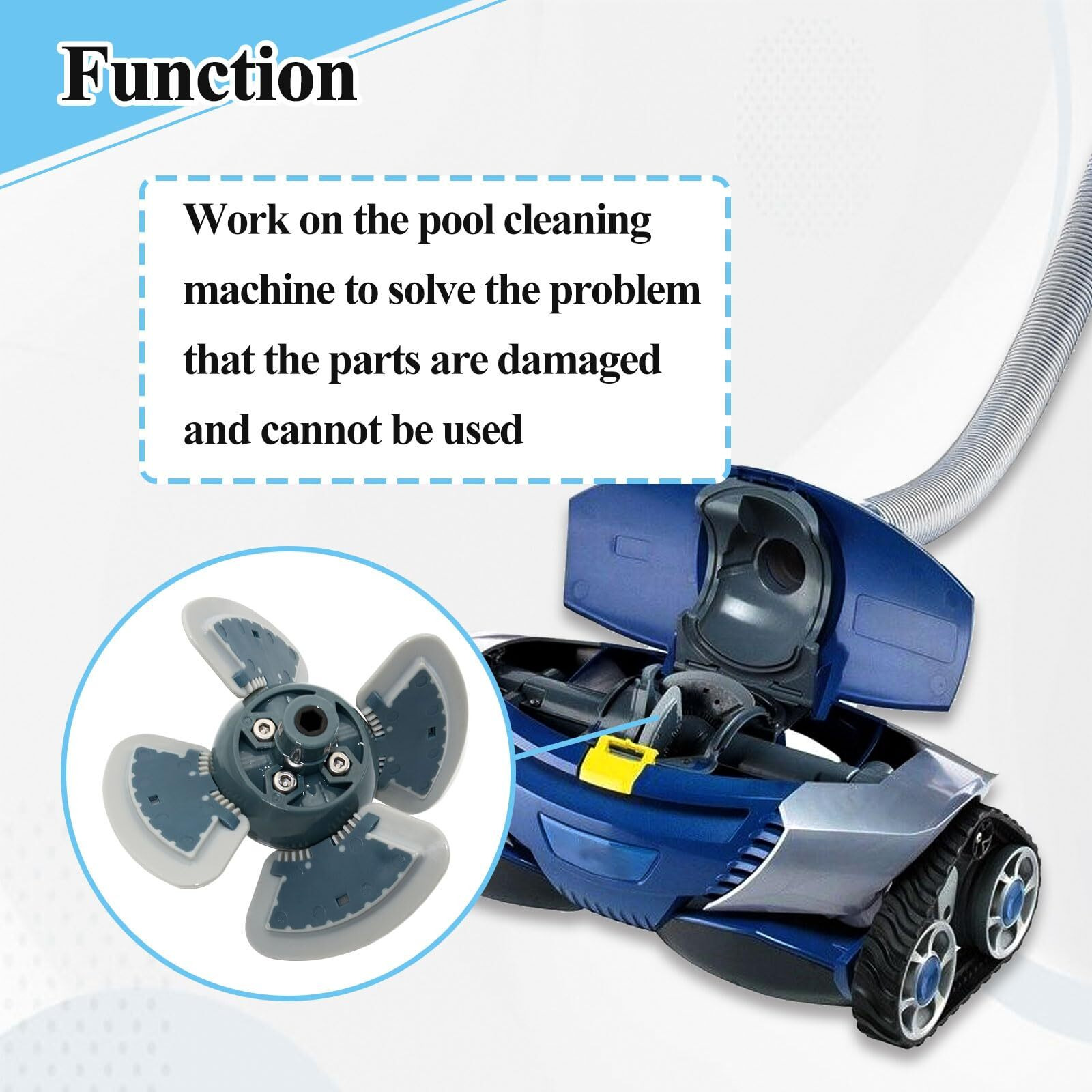 Ebrmeiwo R0524900 Cleaner Engine Replacement Part For Mx6/Mx8 Pool Suction Cleaner  Engine Assembly