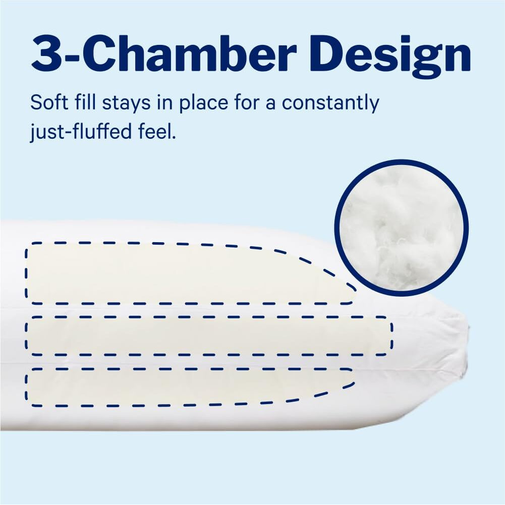 Casper Sleep Essential Pillow For Sleeping  King  White