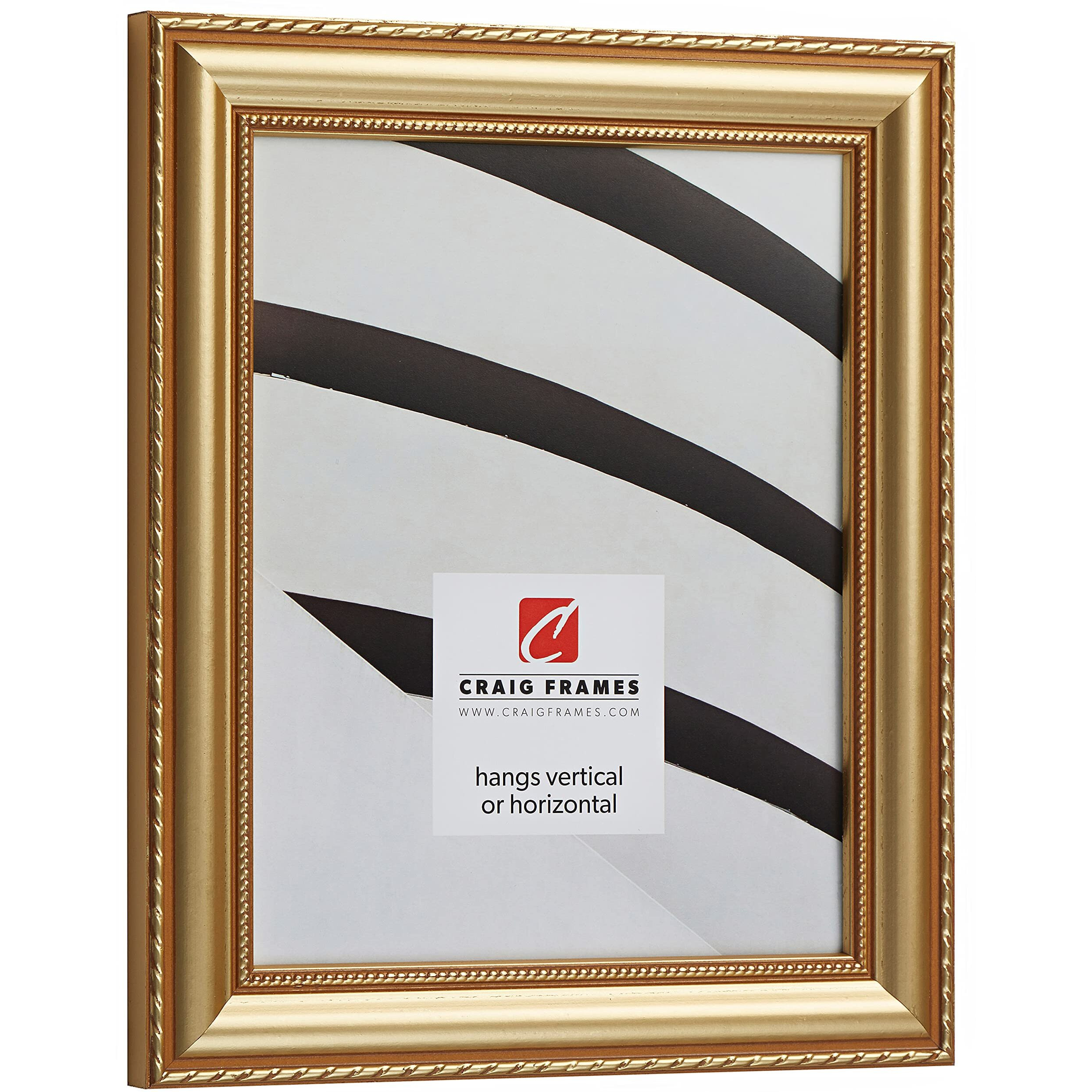 Craig Frames Victoria  12X14 Picture Frame  Aged Gold