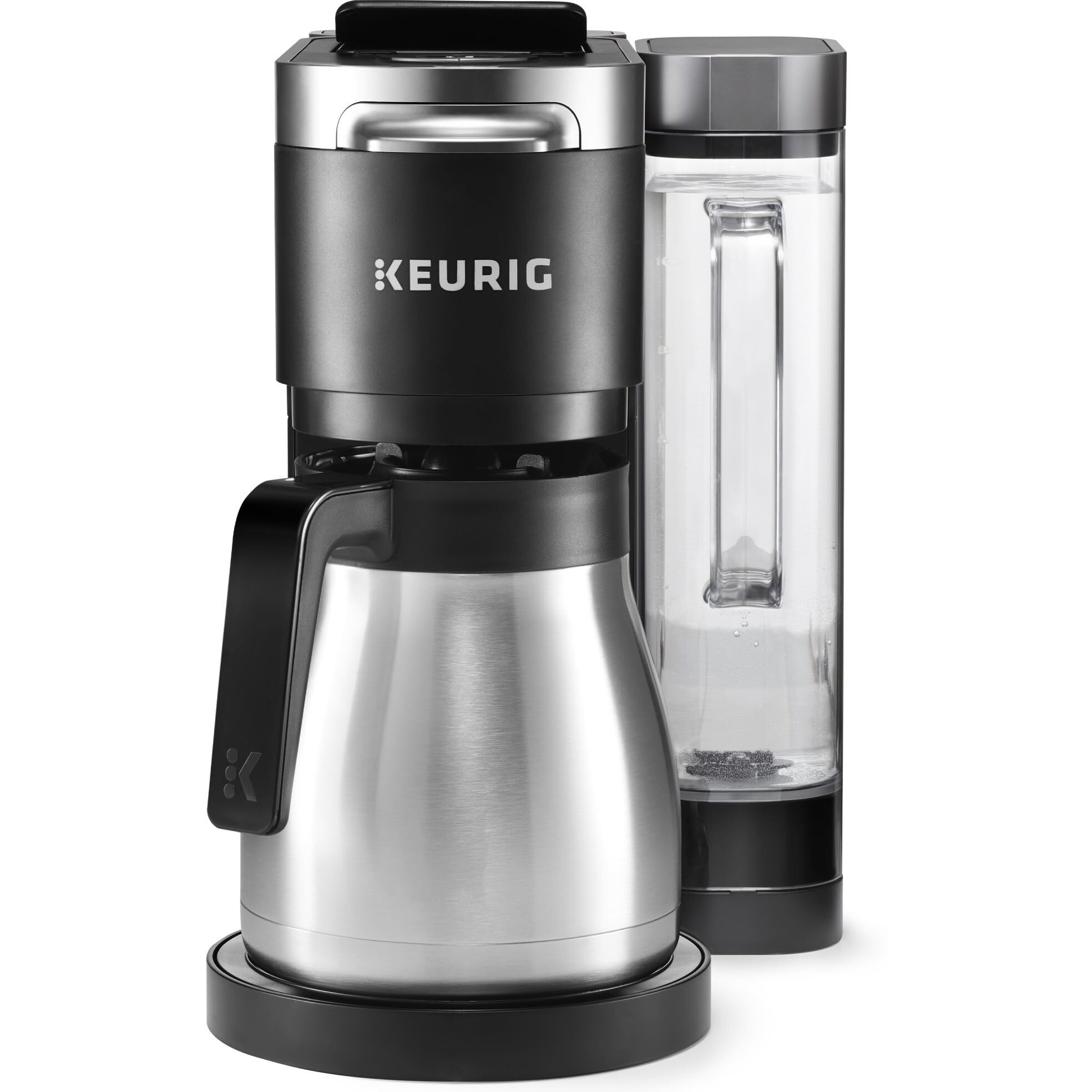 Keurig K-Duo Plus Single Serve & Carafe Coffee Maker  Multi-Position 60Oz Removable Reservoir  Programmable Auto Brew Carafe  Black