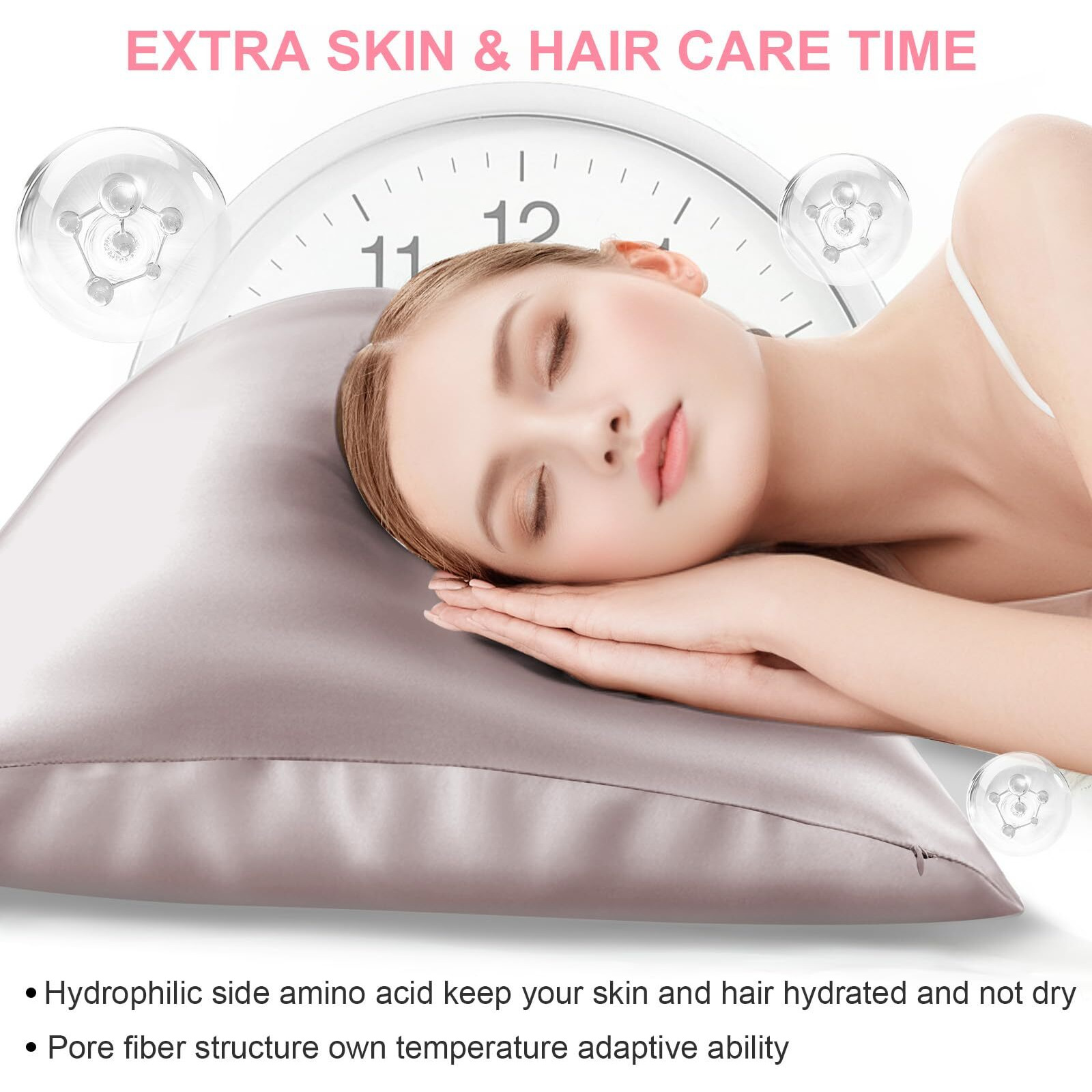 Mulberry Silk Pillow Cases 2 Pack Standard Size 20X26 Inches With Hidden Zipper  Ultra Smooth And Soft Breathable Cooling Silk Satin Pillowcase Set Of 2  Better For Hair And Skin  Gifts For Women Men