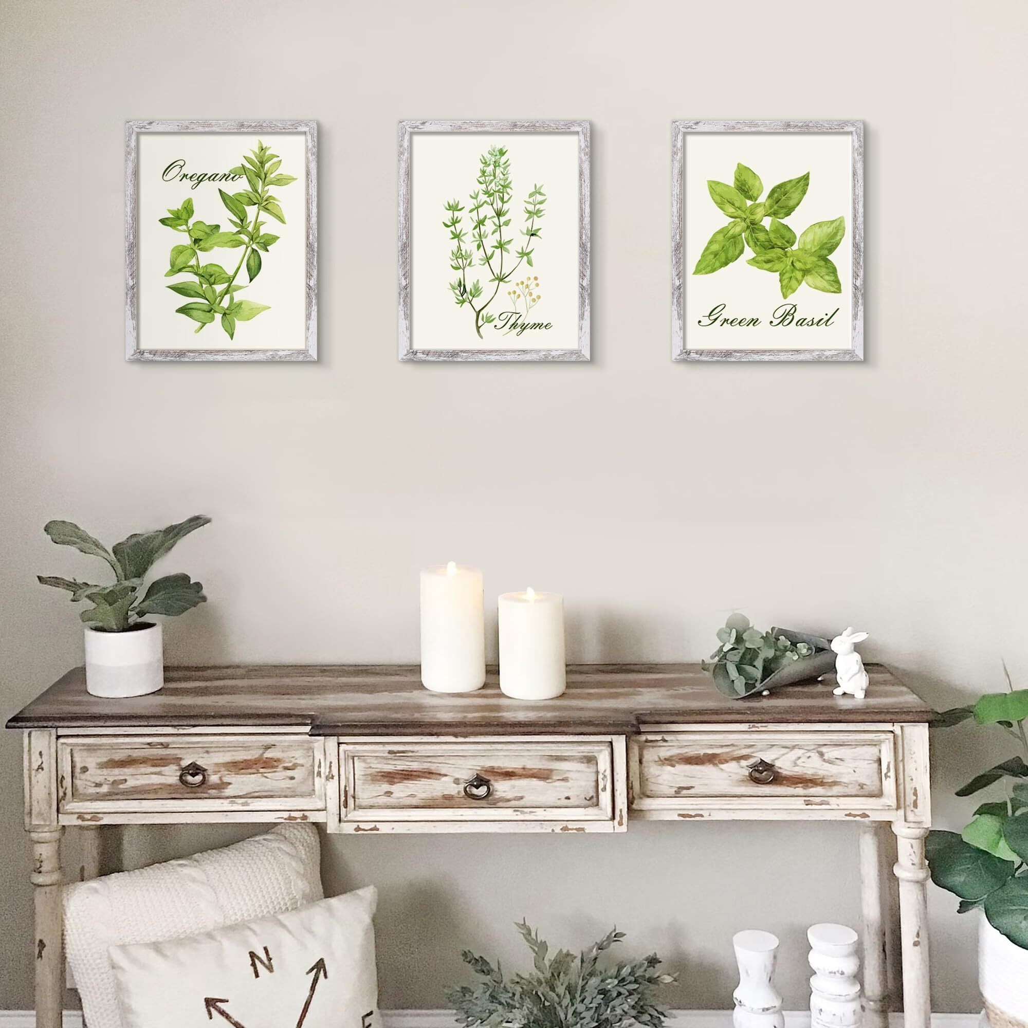Upsimples 11X14 Picture Frame  Display Pictures 8X10 With Mat Or 11X14 Without Mat  Wall Hanging Photo Frame  Rustic White  1 Pack