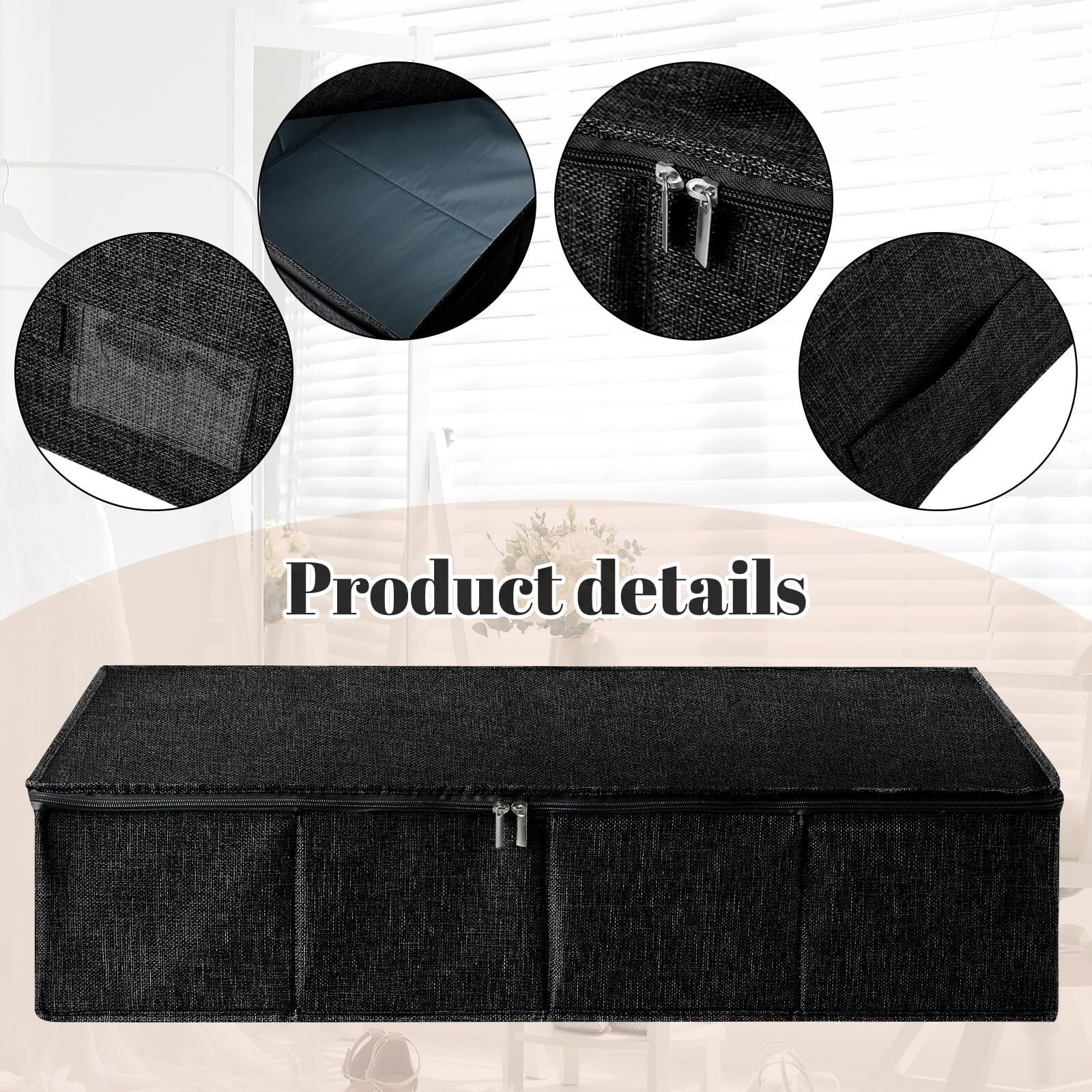 Wedding Dress Preservation Box Kit Wedding Dress Storage Box With 1 Pair Microfiber Gloves And 100 Sheets Of Acid Free Tissue Paper For Storage Wedding Dress Gown (Black 30 X 15.7 X 7 Inch)