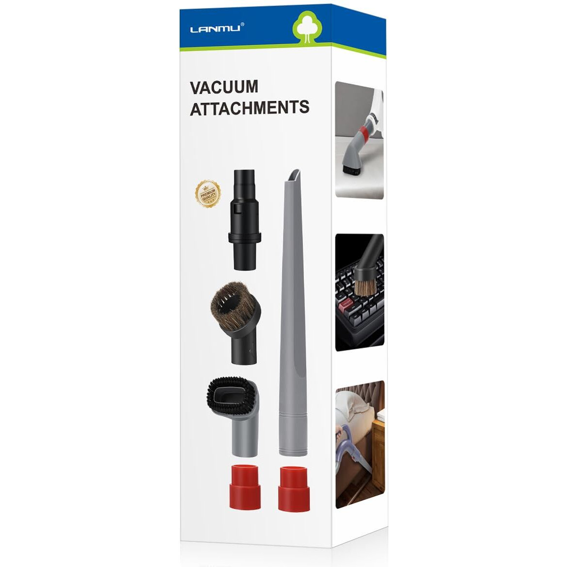 Lanmu Vacuum Attachments Compatible With Shark Navigator Nv352 Nv356E And Rotator Nv501 Series Lift-Away Upright Vacuum  Crevice Tool Dust Brush Vacuum Adapter Accessories Kit