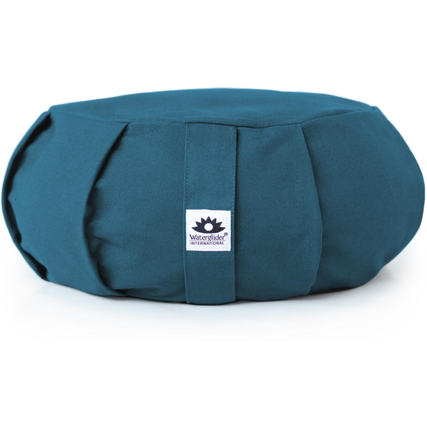 Waterglider International Meditation Cushion (Twilight Blue) Round  Buckwheat Husk Filled  Floor Pillow Or Cushions  Yoga Seat  Zafu  Made In The Usa