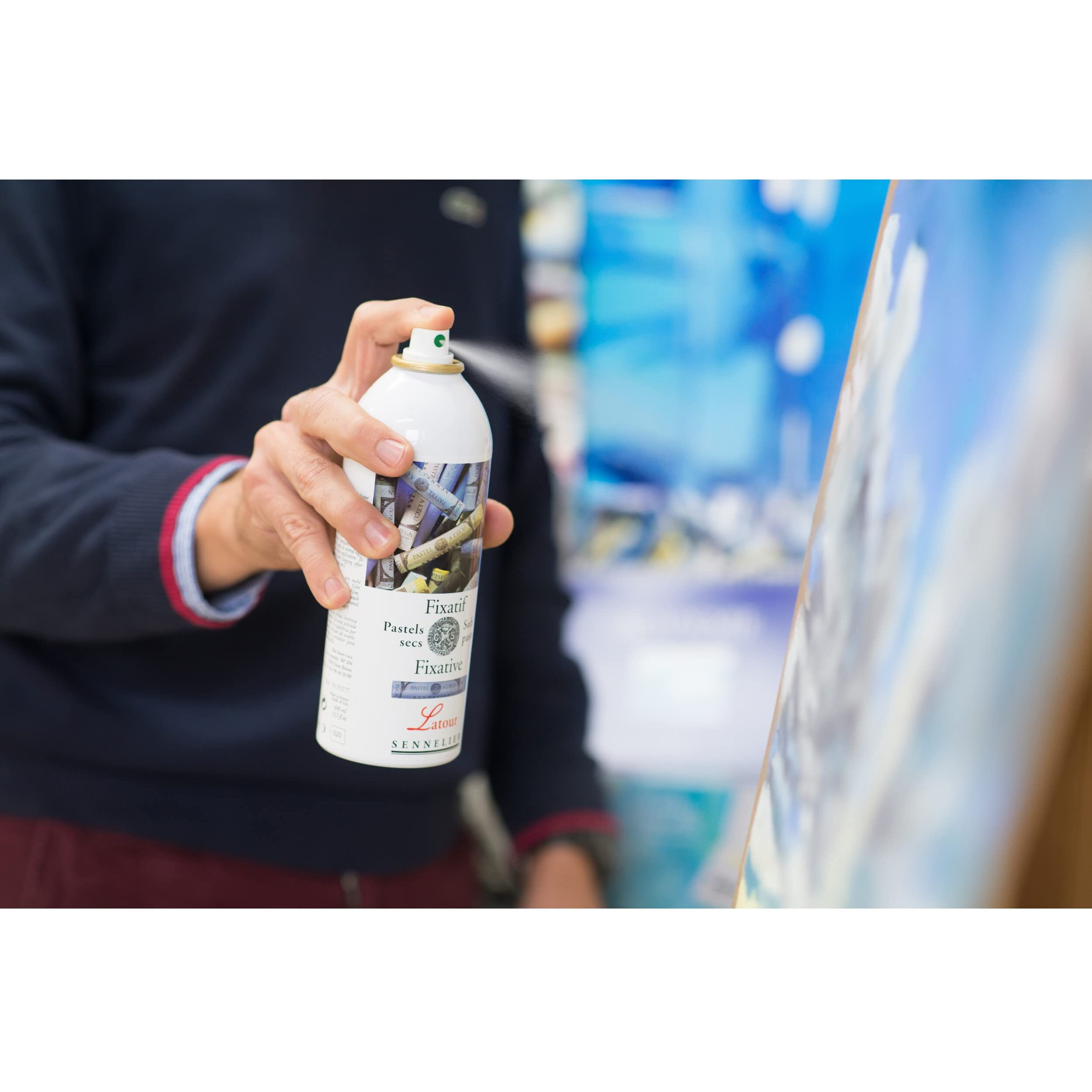 Sennelier Latour Spray Fixative  Clear  400 Ml