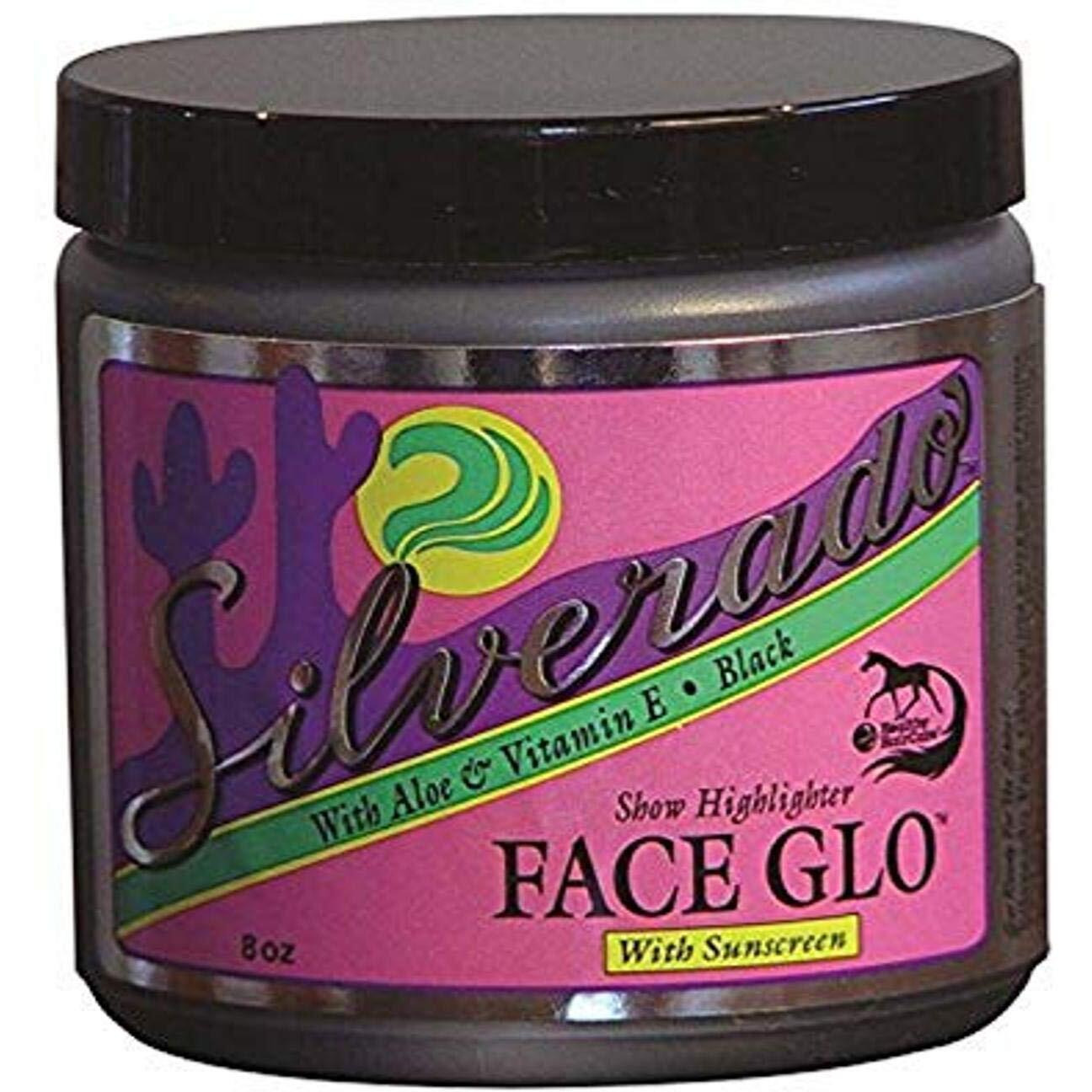Healthy Haircare Product Silverado Face Glo  8 Oz Black