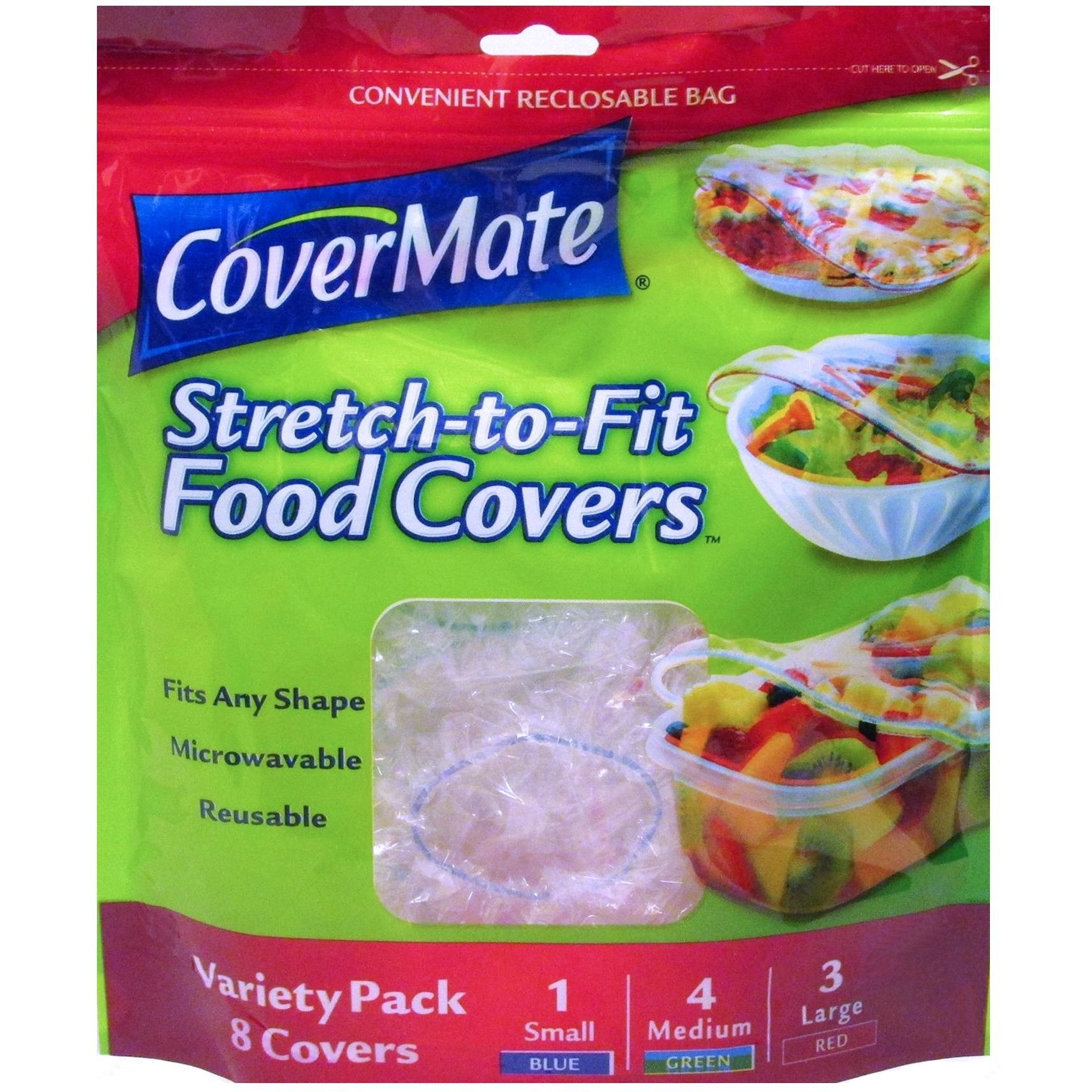 Covermate Stretch-To-Fit Food Covers