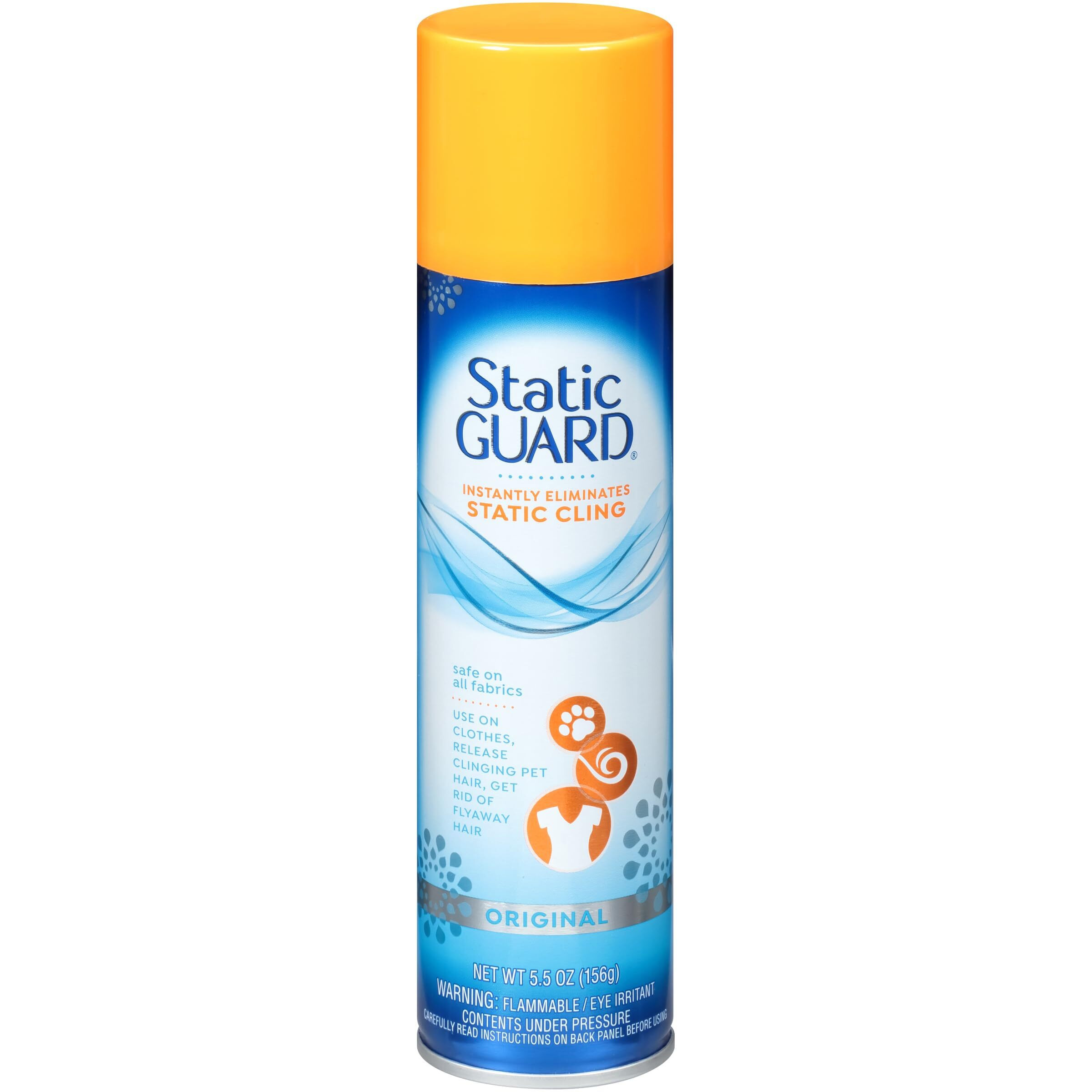 Static Guard Fabric Spray  5.5 Ounce Can