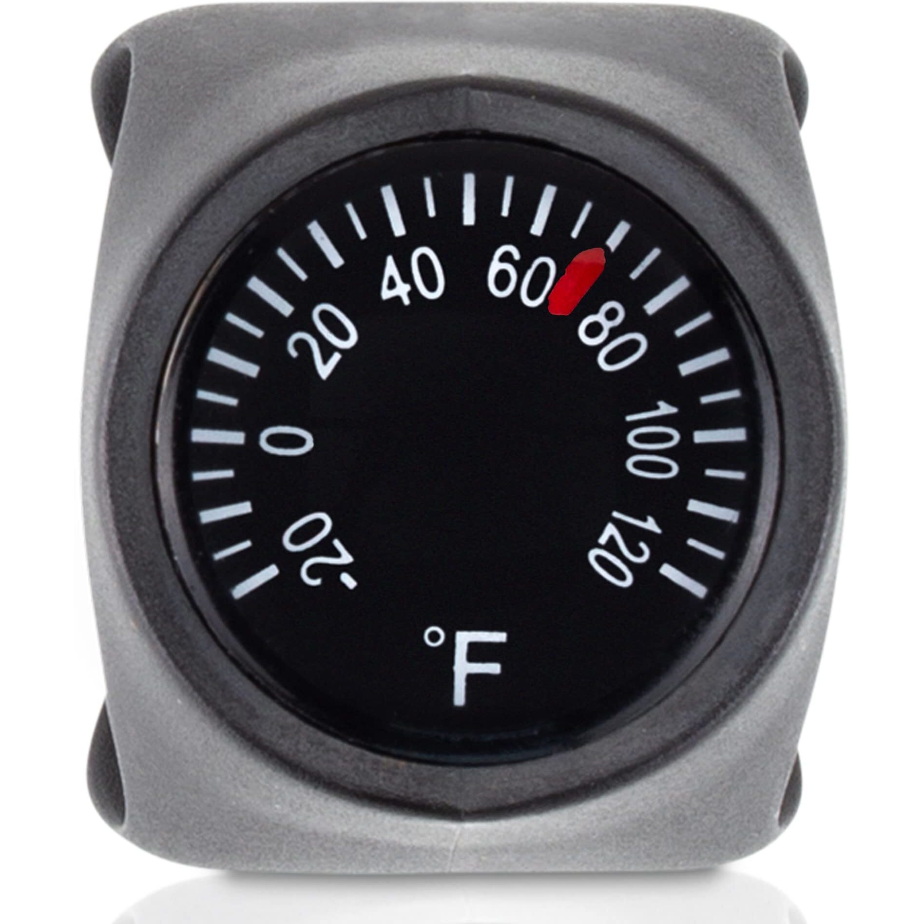 Sun Company Clip-On Bike Thermometer | Bicycle Handlebar Temperature Gauge And Cycling Accessory | Rugged Handle Bar Thermometer For Bikes  Motorcycle  Atv  Or Snowmobile