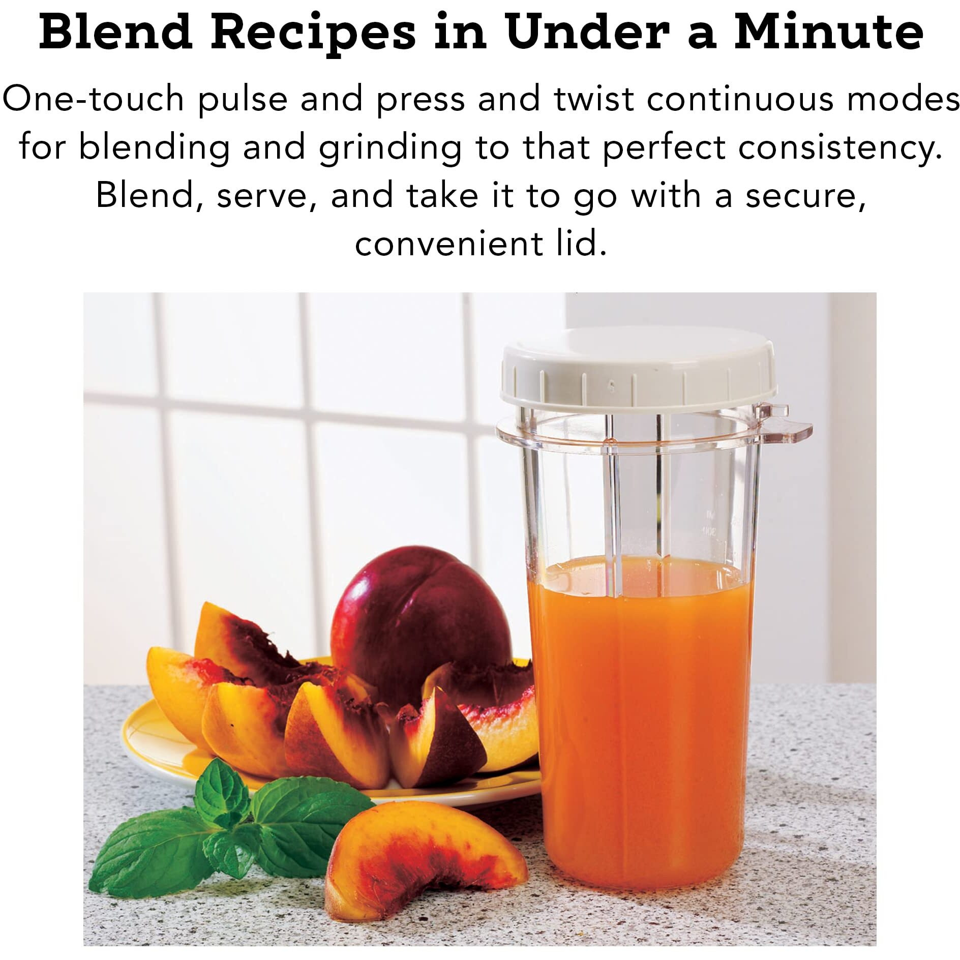 Tribest Pb-350 Personal Blender For Shakes And Smoothies With Portable Blender Cups  White  Large