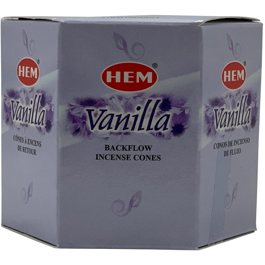 Vanilla Backflow Incense Cones For Waterfall Aromatic Smoke Fountain Haze Falls And Mat Bundle