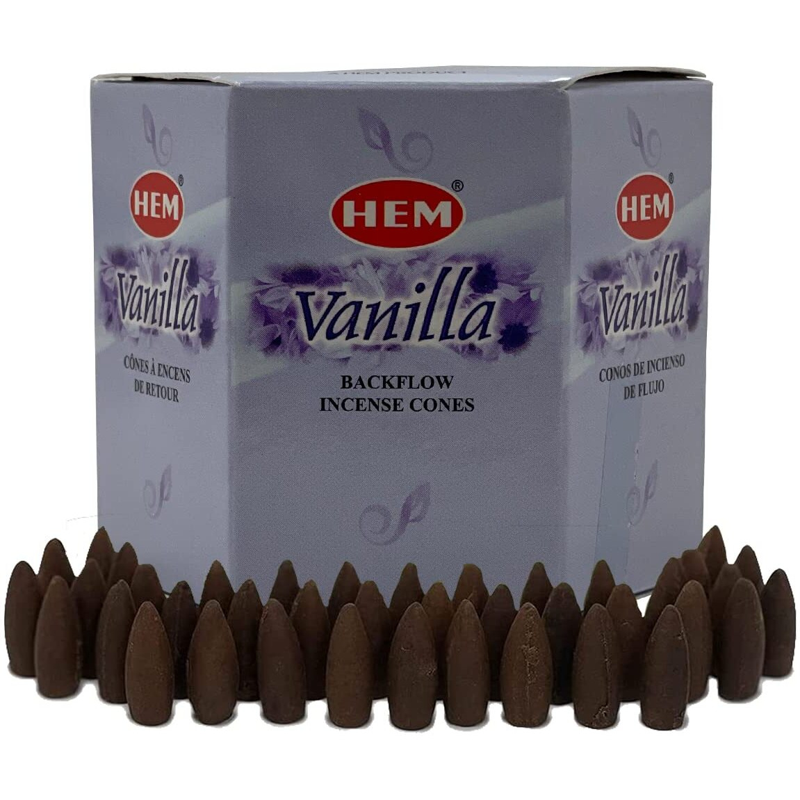 Vanilla Backflow Incense Cones For Waterfall Aromatic Smoke Fountain Haze Falls And Mat Bundle
