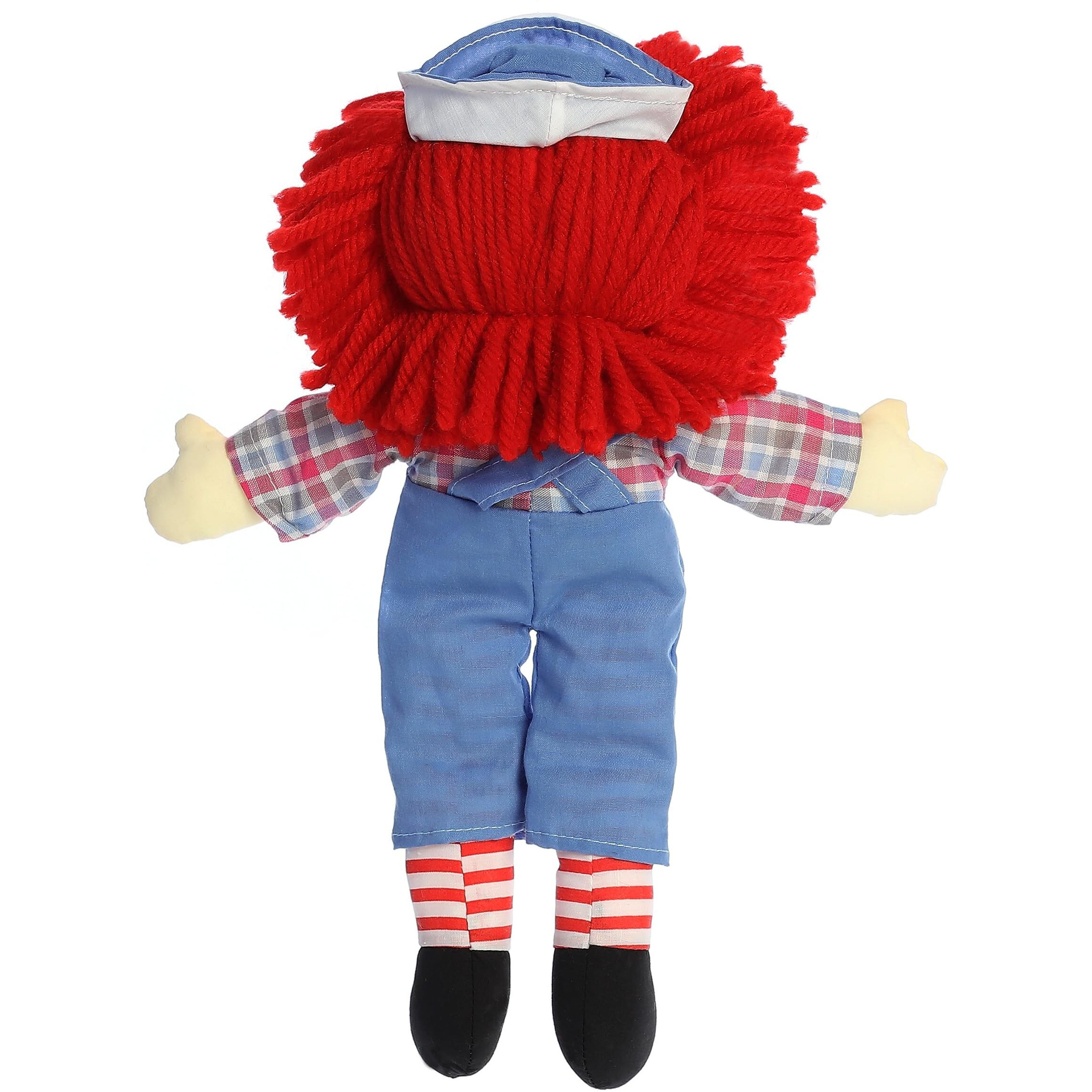 Aurora Timeless Raggedy Ann & Raggedy Andy Raggedy Andy Classic Stuffed Animal - Cherished Memories - Lasting Play - Multicolor 12 Inches
