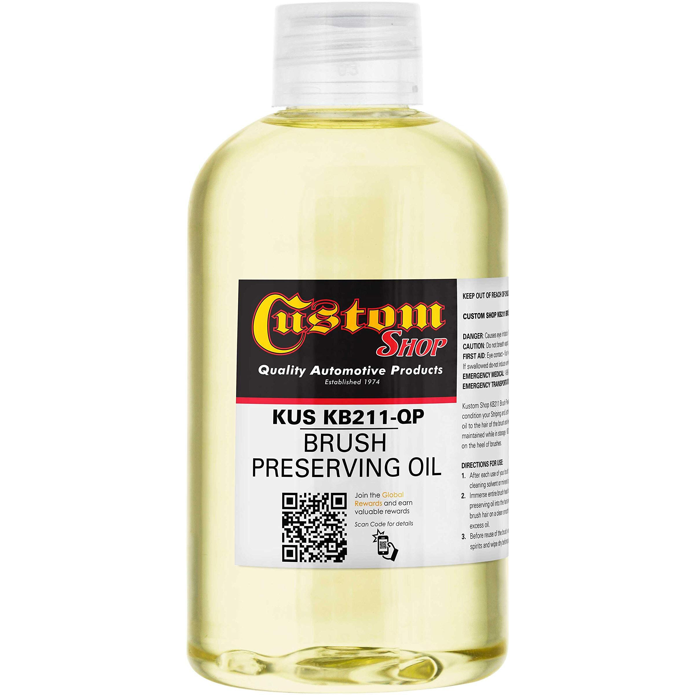 Custom Shop Pinstripe/Pinstriping Brush Preserving Oil