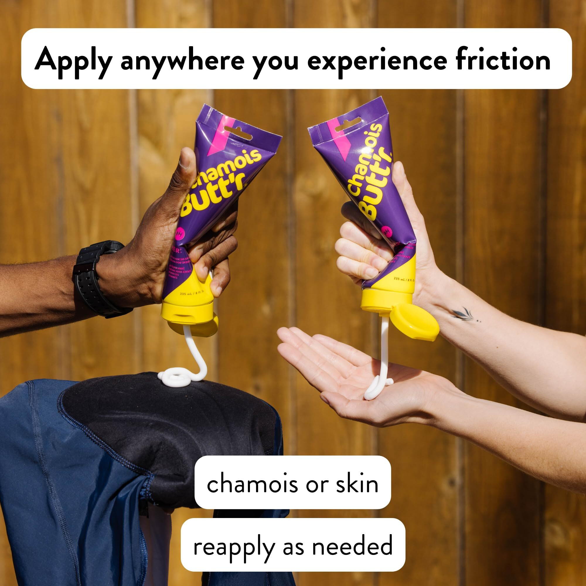 Chamois Butt'R Her' Anti-Chafe Cream  8 Ounce Tube