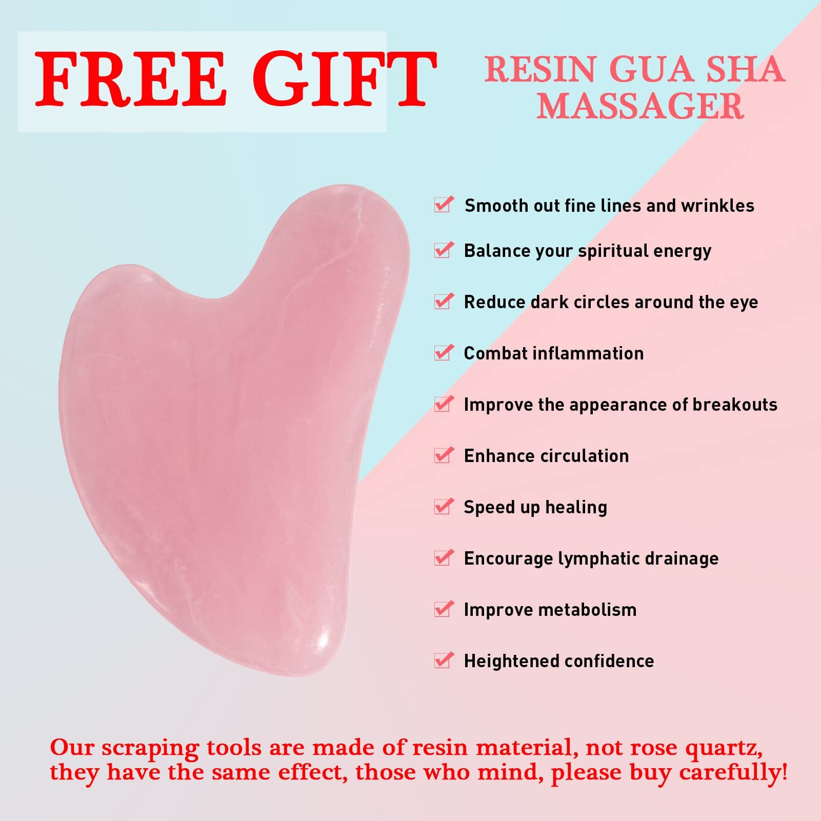 Vanalia Ice Roller And Gua Sha For FaceEyes And Neck  Skin Care Set Facial Beauty Ice Roller & Gua Sha Facial Tool  Neck To Brighten Skin & Enhance Your Natural Glow(Pink)