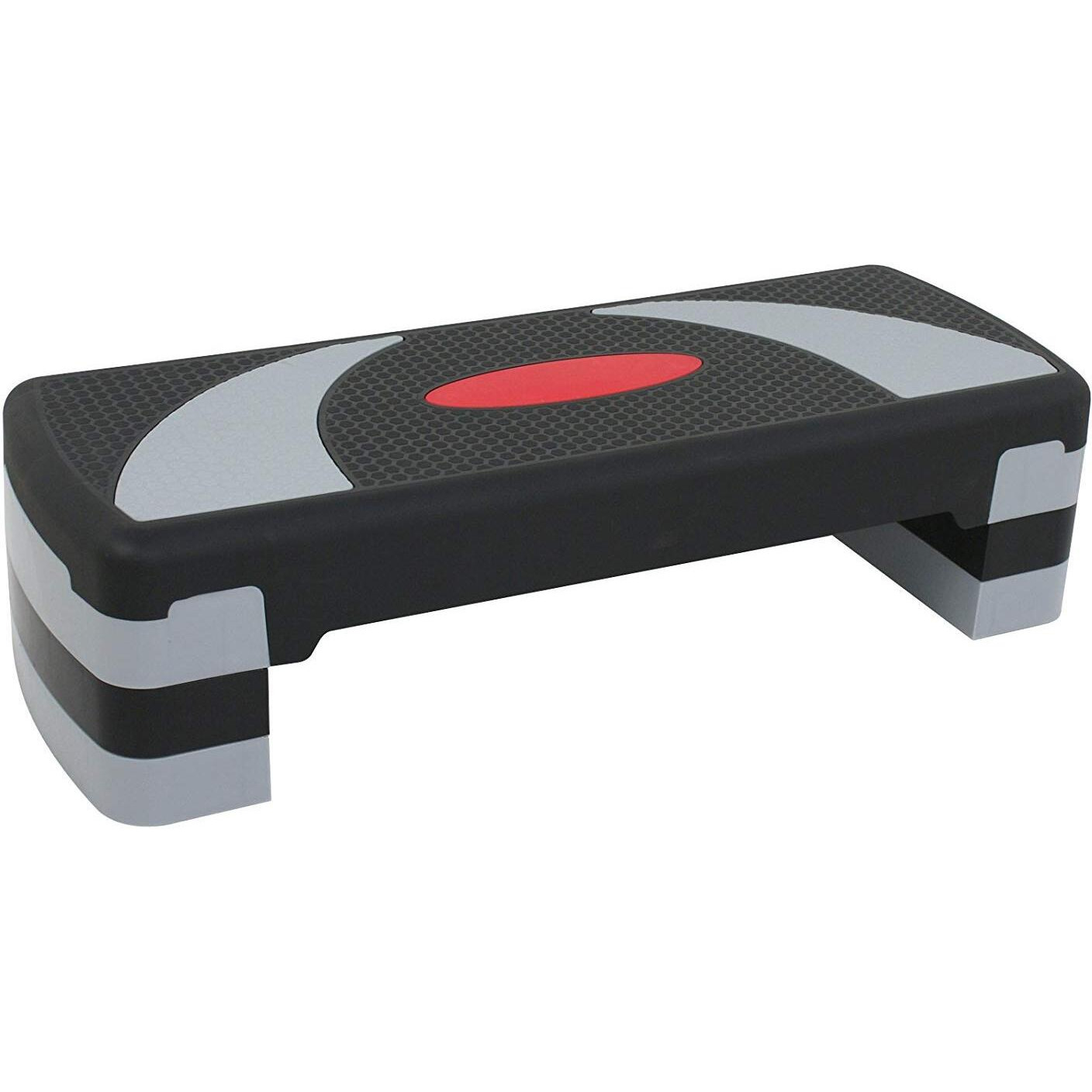 Homgarden 31'' Adjustable Workout Aerobic Stepper In Fitness & Exercise Step Platform 4"" - 6"" - 8"" Platform Trainer Stepper W/Risers For Home Gym