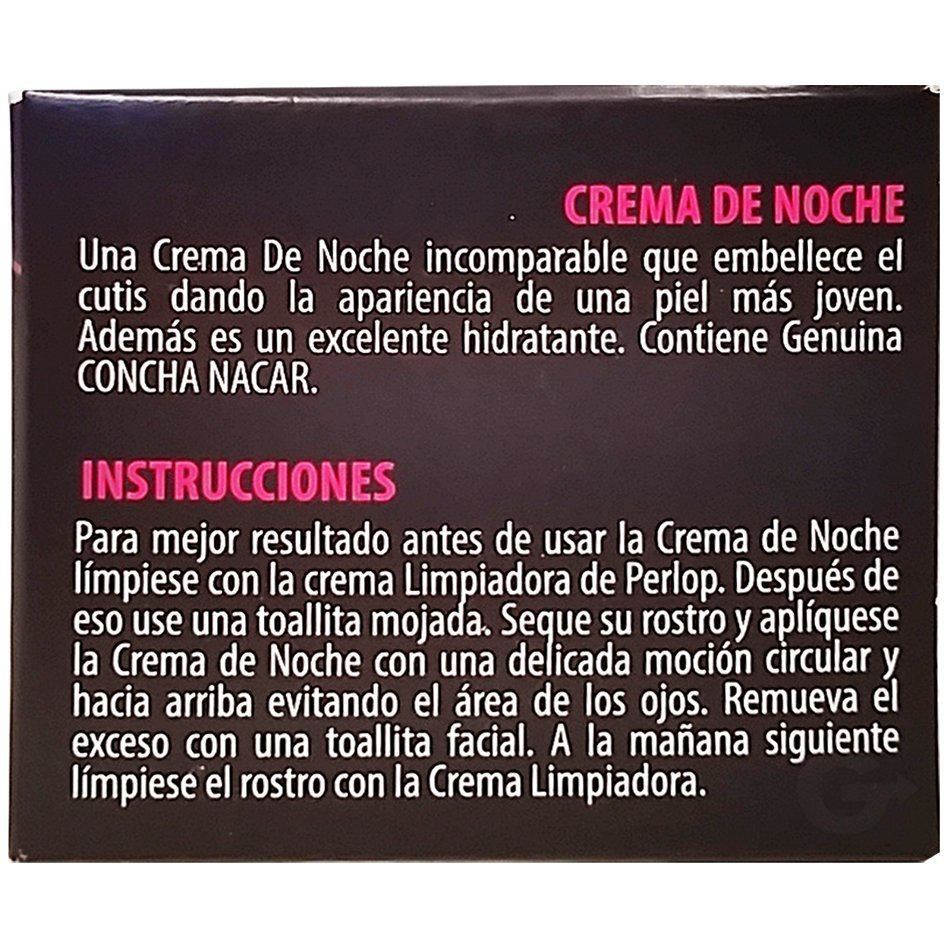Concha Nacar De Perlop Night Repair Cream  2 Ounce