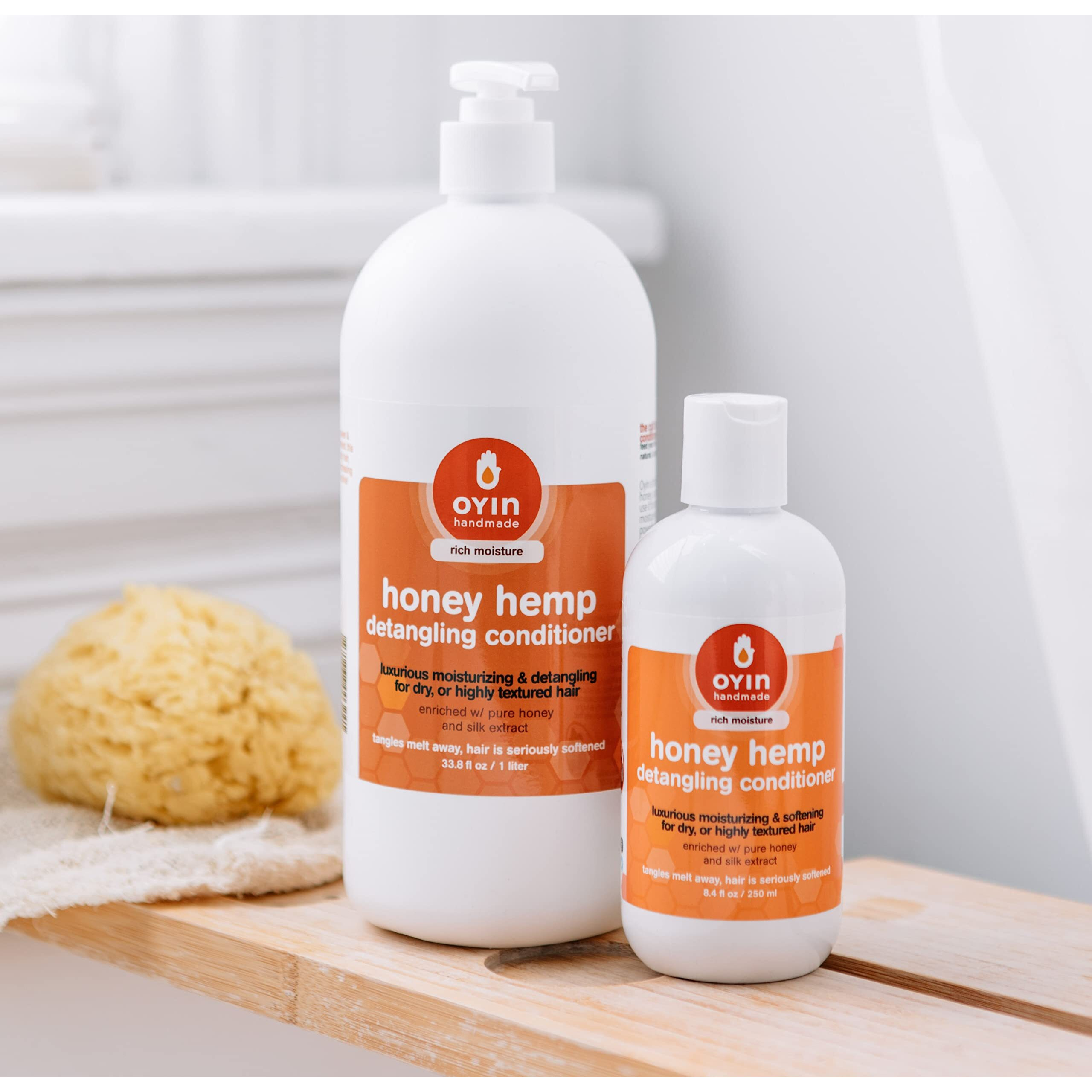 Oyin Handmade Honey Hemp Conditioner  8.4 Ounce