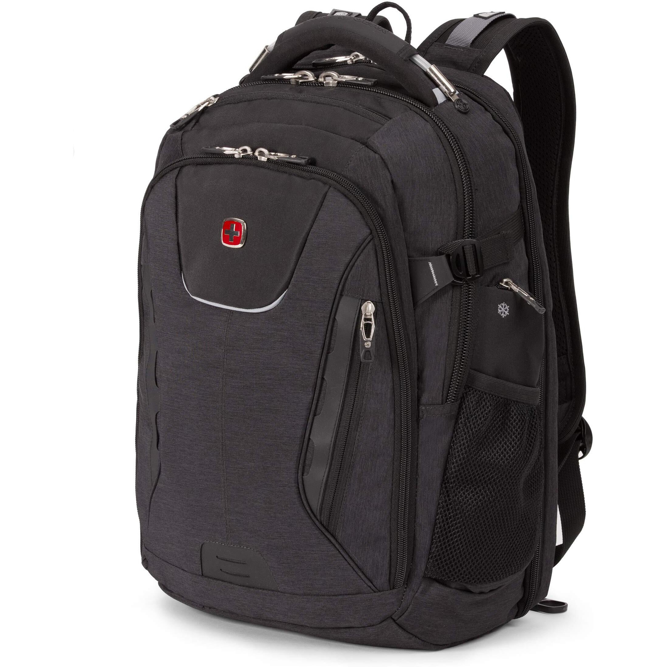 Swissgear 5358 Scansmart Laptop Backpack  Fits 16 Inch Laptop  Usb Charging Port  Heather Grey