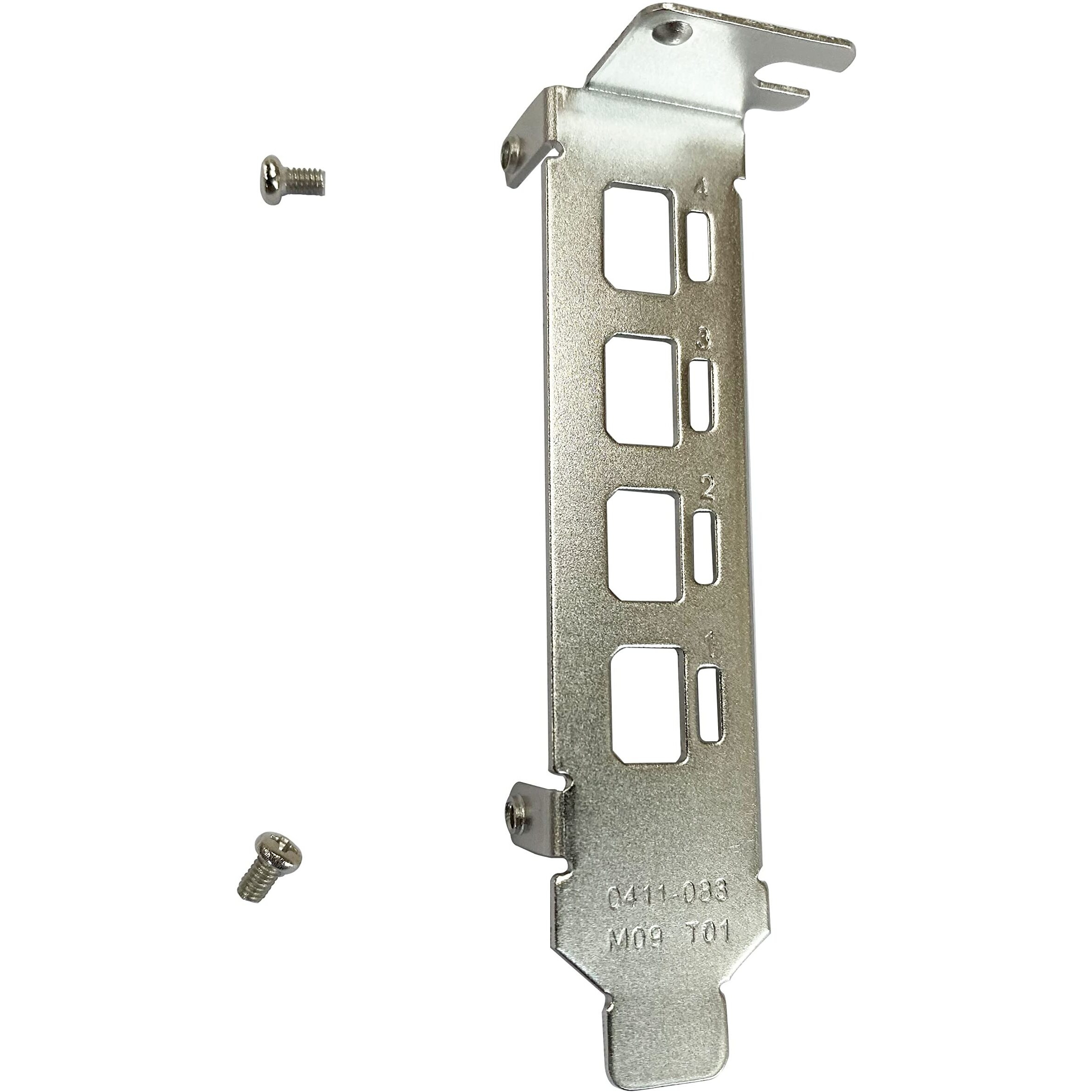 New Low Profile Short Bracket Replacement For Nvidia Quadro K1200 Nvs 510 P400 P600 P620 P1000 K1200 Nvs510 T600 T1000 With 2X Screws