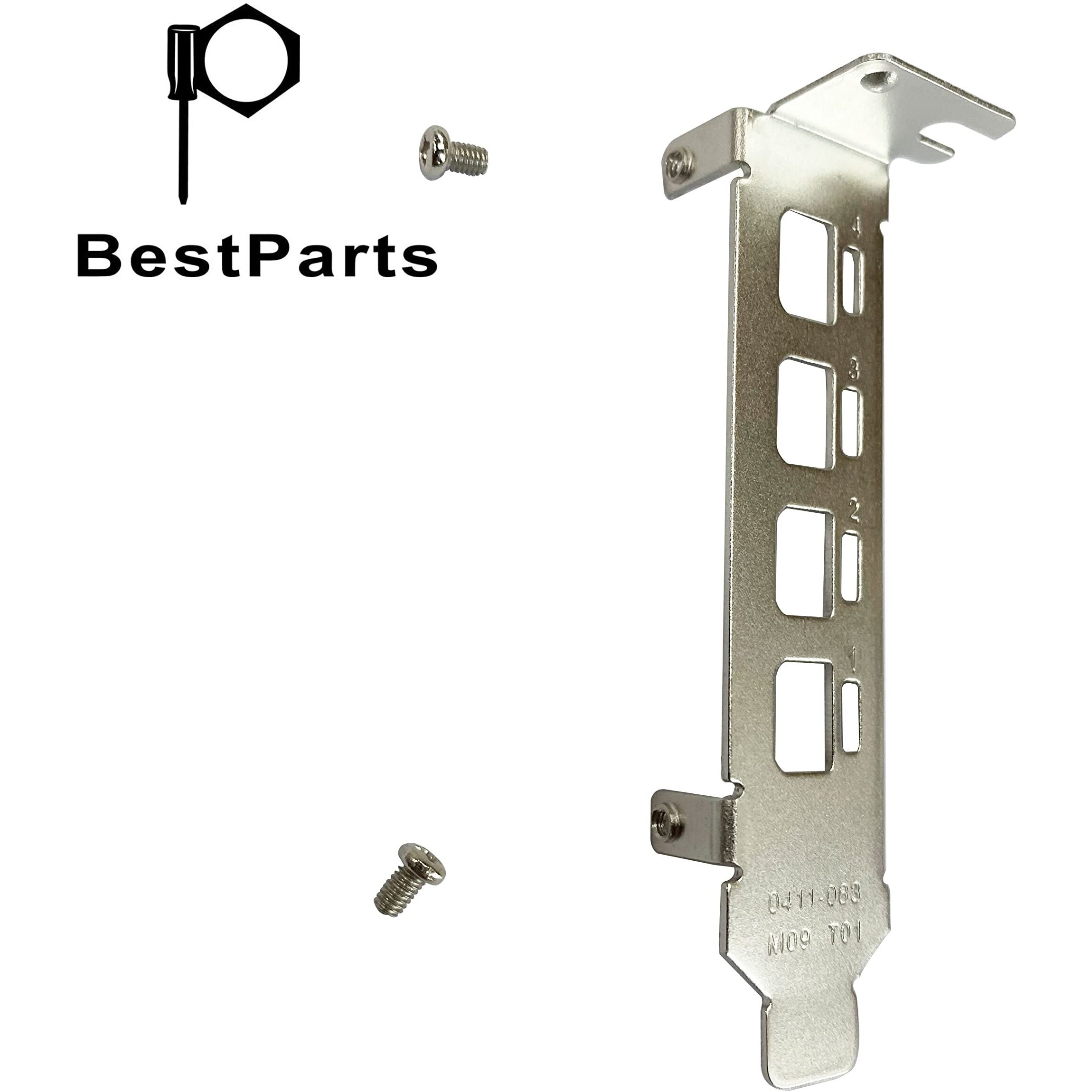 New Low Profile Short Bracket Replacement For Nvidia Quadro K1200 Nvs 510 P400 P600 P620 P1000 K1200 Nvs510 T600 T1000 With 2X Screws