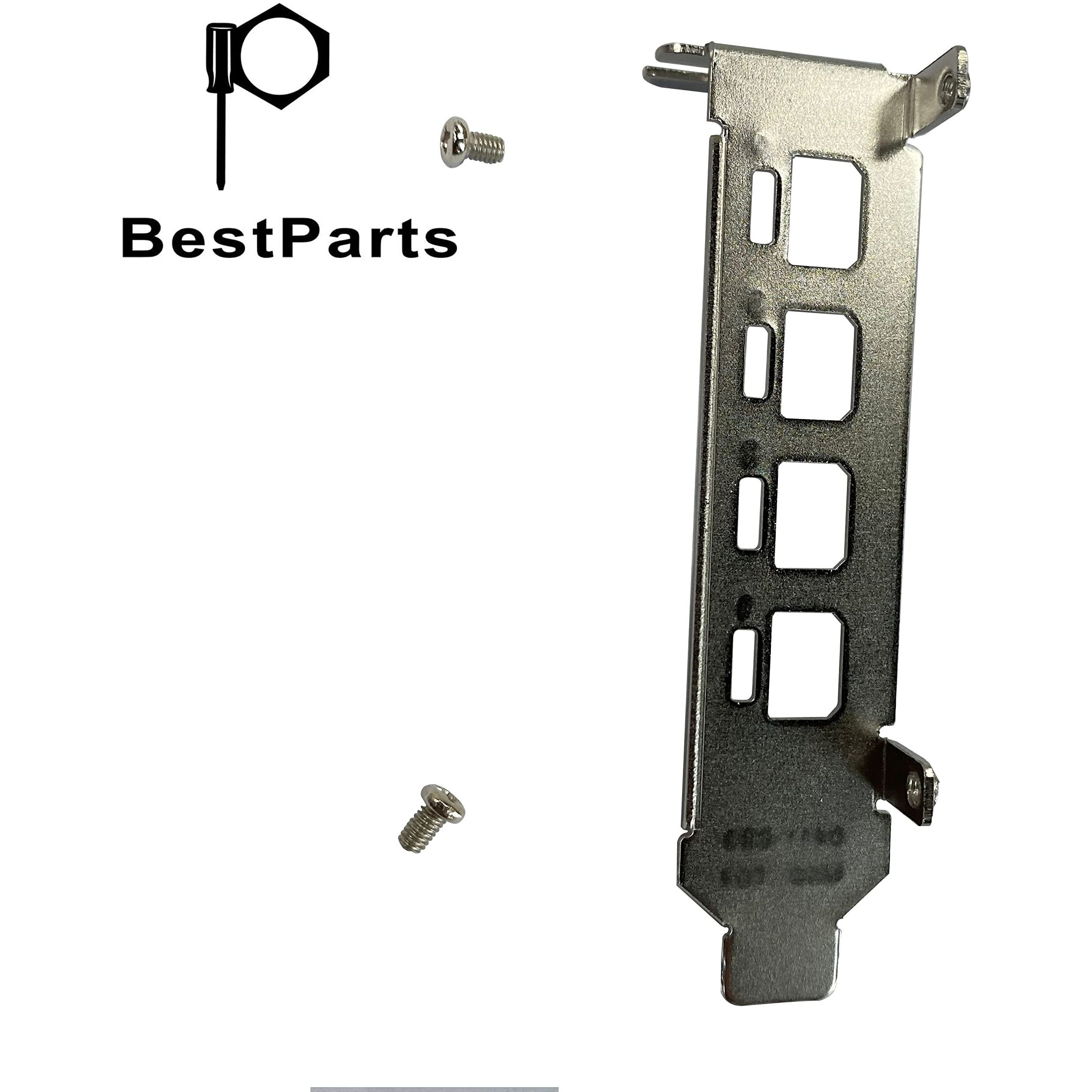 New Low Profile Short Bracket Replacement For Nvidia Quadro K1200 Nvs 510 P400 P600 P620 P1000 K1200 Nvs510 T600 T1000 With 2X Screws