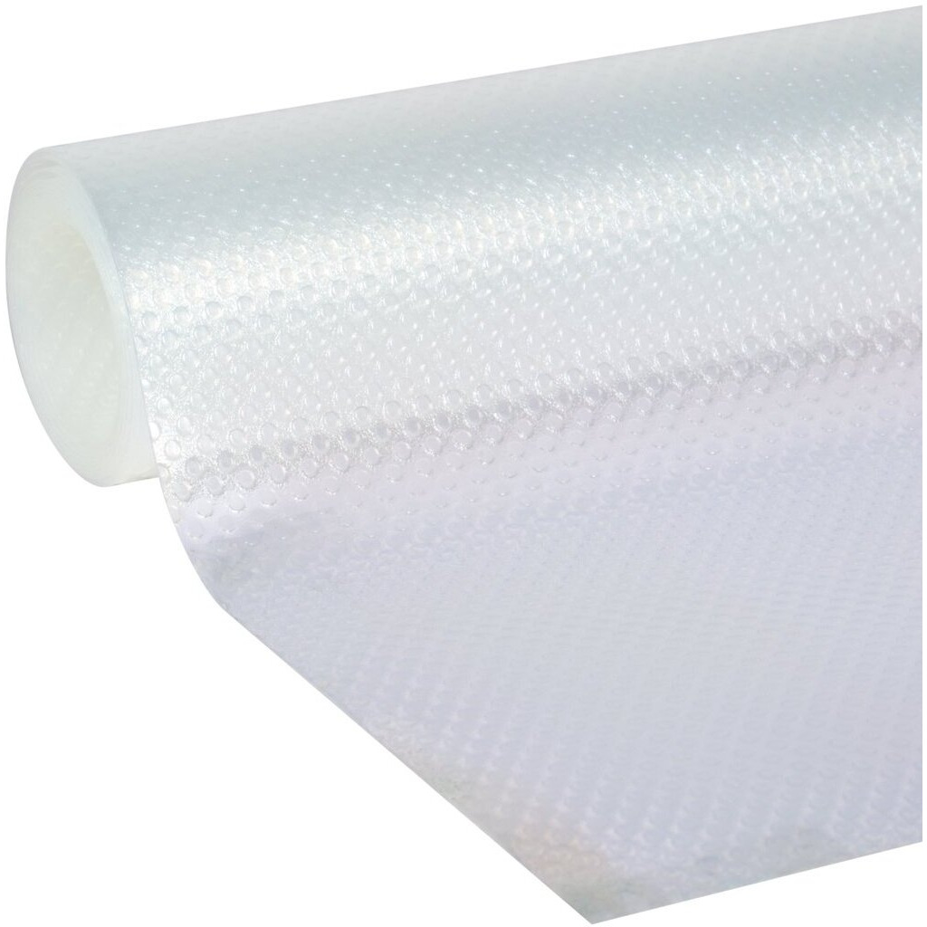 Easyliner Clear Classic Shelf Liner - Durable Non Adhesive Fridge Liner - Easy To Install & Clean - Kitchen Liner Mat For Fridge Shelves - Food Safe Removable Shelf Liner - 12In. X 6Ft. - Clear