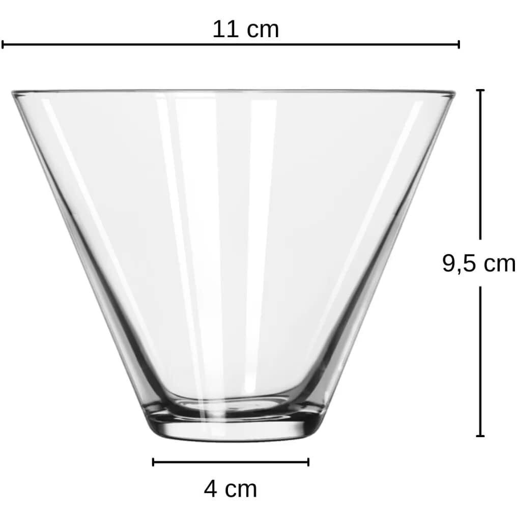 Libbey 13-1/2-Ounce Stemless Martini  Box Of 12