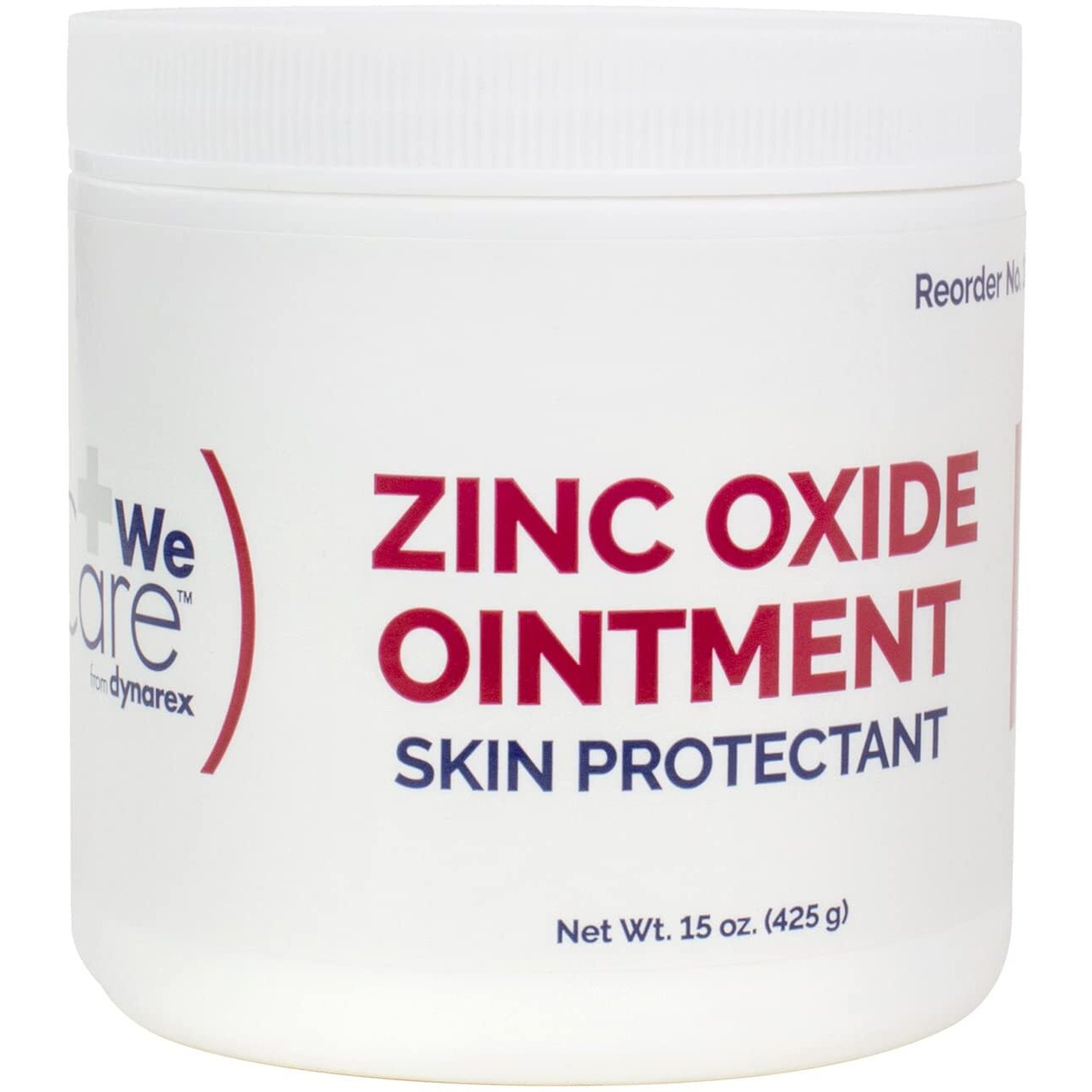 Dynarex Zinc Oxide Ointment  Soothes  Prevents  And Relieves Diaper Rash  Chaffed Skin  And Irritation  White  1 Count - 15 Oz. Jar Of Ointment