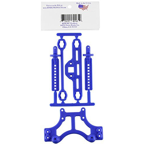Rpm 80165 Shock Tower/Adjustable Mounts Blue T/E-Maxx Blue