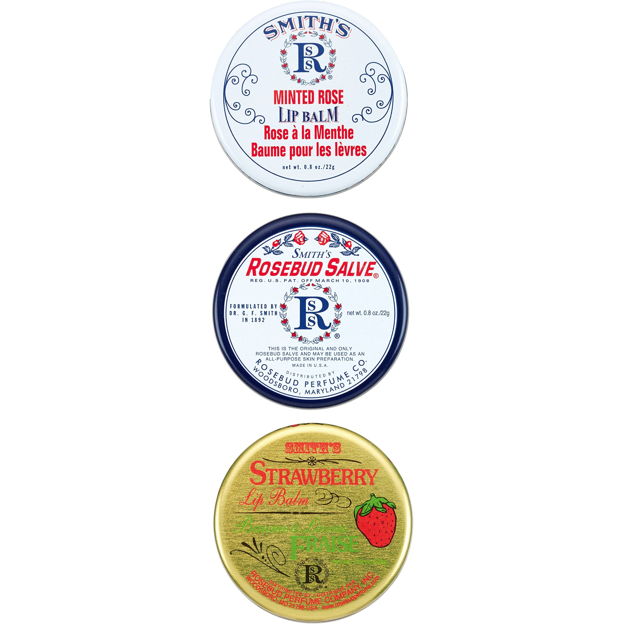 Rosebud Three Lavish Layers Lip Balm  0.8 Ounce