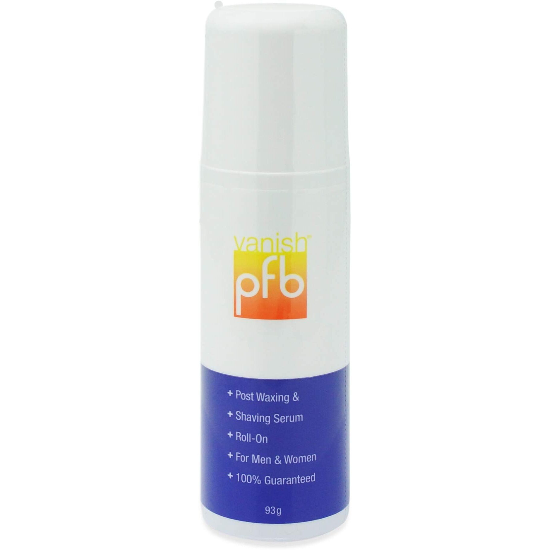 Pfb Vanish Razor Bump Stopper Roll On Shaving Gel - Skin Care Treatment For Ingrown Hairs And Razor Burns  93G