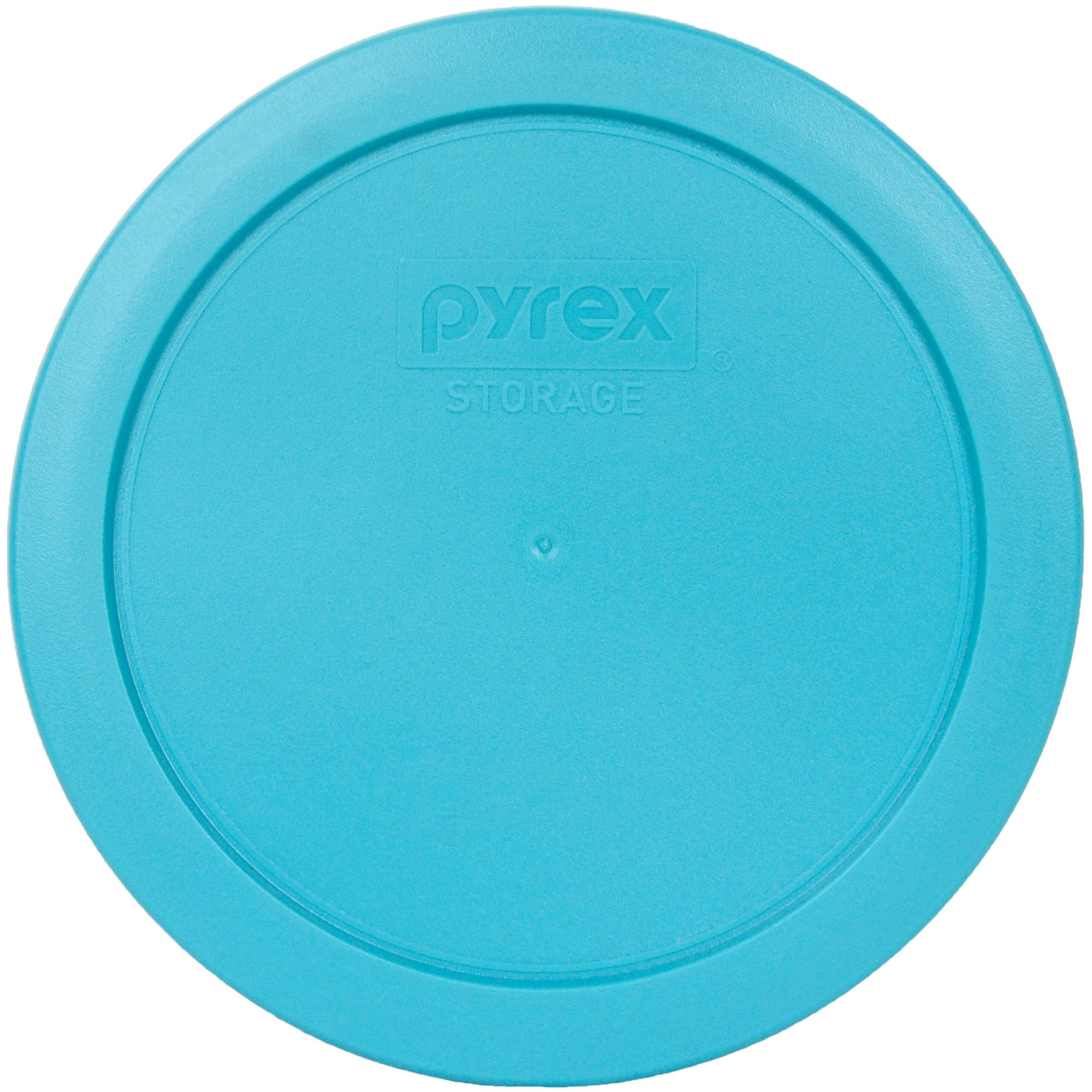 Pyrex 7201-Pc 4-Cup Surf Blue Replacement Food Storage Lid  Made In The Usa - 2 Pack