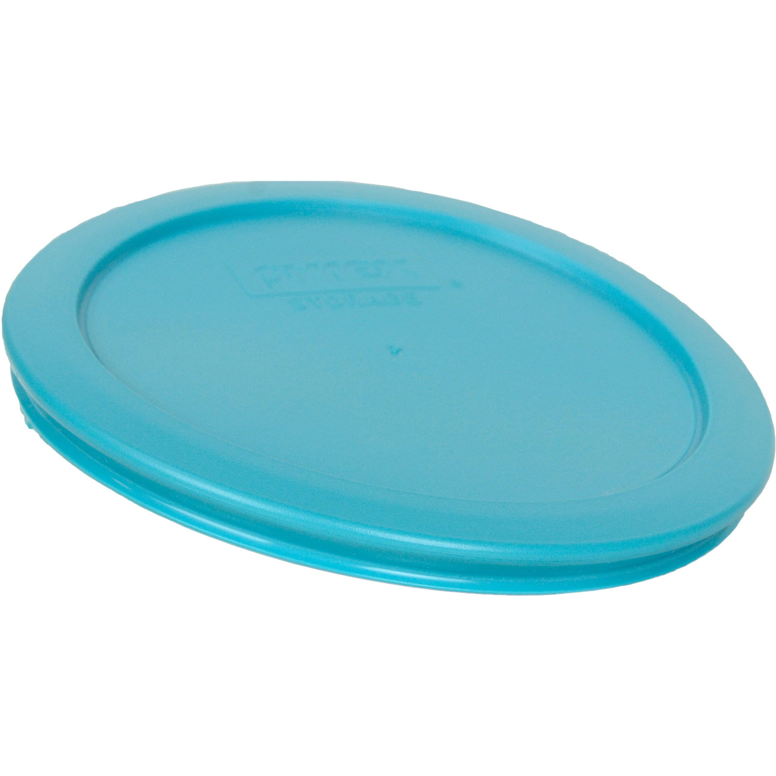 Pyrex 7201-Pc 4-Cup Surf Blue Replacement Food Storage Lid  Made In The Usa - 2 Pack