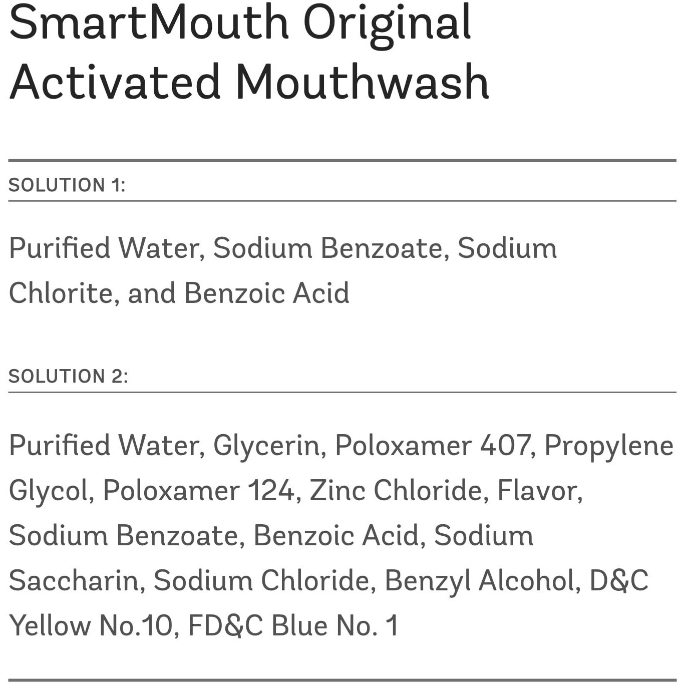 Smartmouth Original Activated Mouthwash - Adult Mouthwash For Fresh Breath - Oral Rinse For 24-Hour Bad Breath Relief With Twice Daily Use - Fresh Mint Flavor  16 Fl Oz (2 Pack)