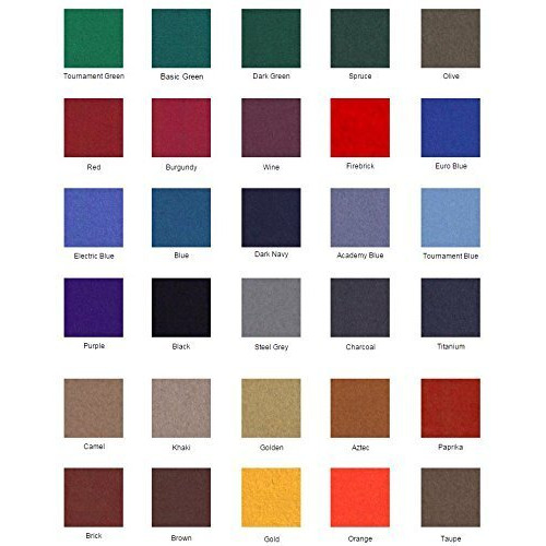 8' Orange Proline Classic 303 Teflon Billiard Pool Table Cloth Felt