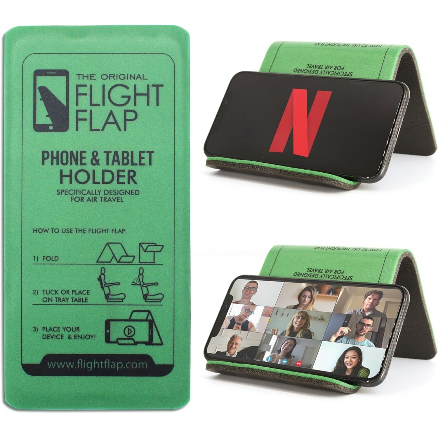 Flight Flap Airplane Phone Holder  Foldable Cell Phone Stand Holder - Flexible Tablet And Phone Holder For Bed  Desk  Office  Treadmill - Mobile Stand Phone Accessories  Plane Travel Essentials