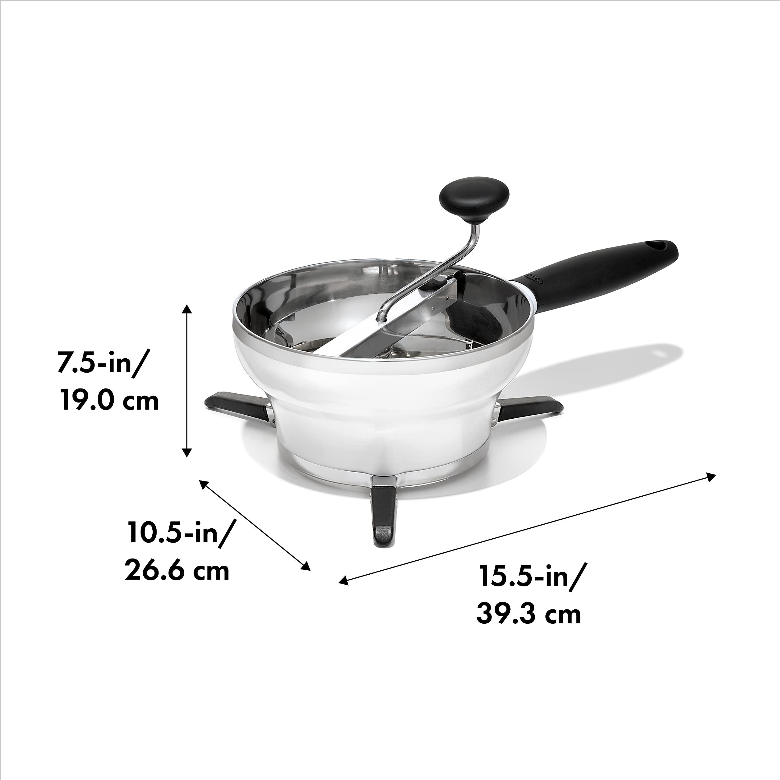 Oxo Good Grips Stainless Steel Food Mill For Purees Silver