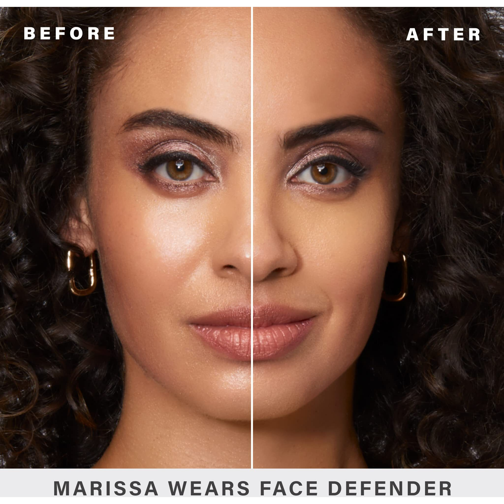 Mally Beauty Poreless Face Defender Blurring Primer & Blotting Setting Powder - Long-Lasting Matte Finish - Tap & Pat Product On Skin - Control Shine - Blurs Pores & Extends Makeup Wear - Full-Size