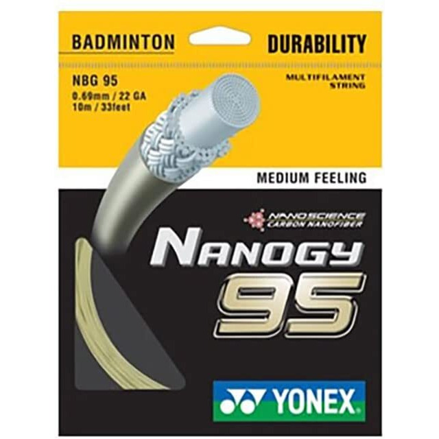 Yonex Nanogy 95 Badminton Silver Gray