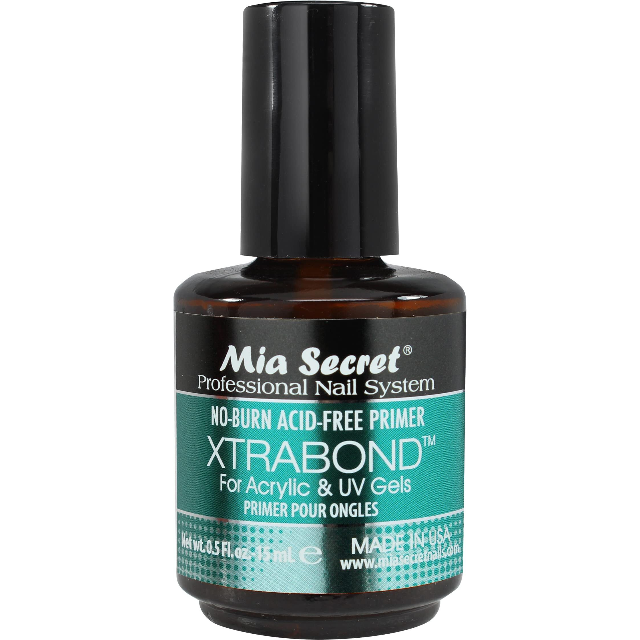 Mia Secret Xtrabond No-Burn Acid-Free Primer 1/2 Oz. For Acrylic And Uv Gels
